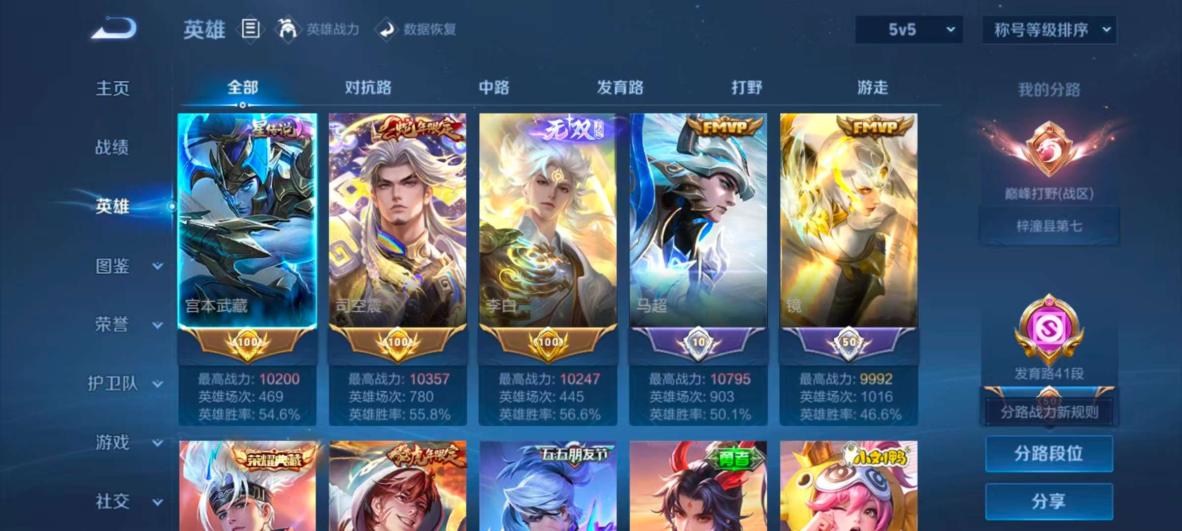 WZLX4354370王者荣耀账号详情图2
