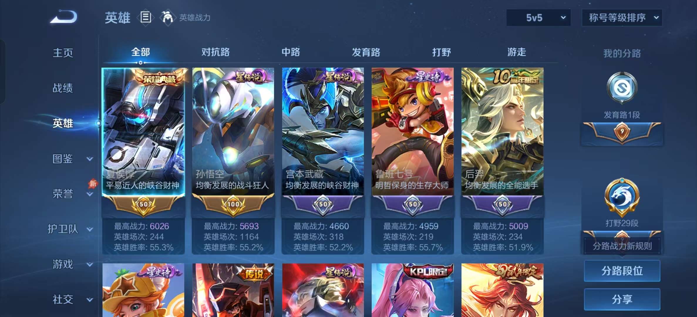 WZLX4354131王者荣耀账号详情图2