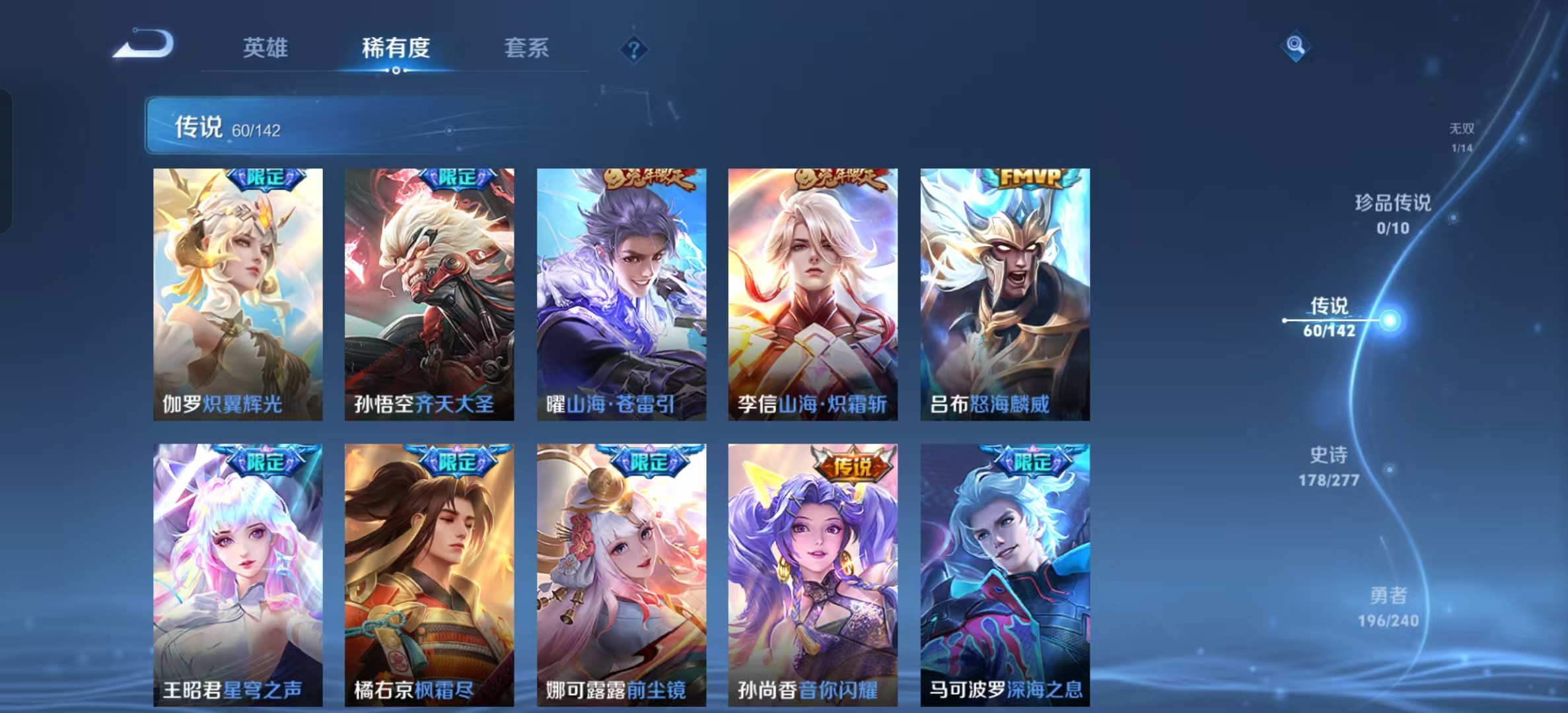 WZLX4352800王者荣耀账号详情图6
