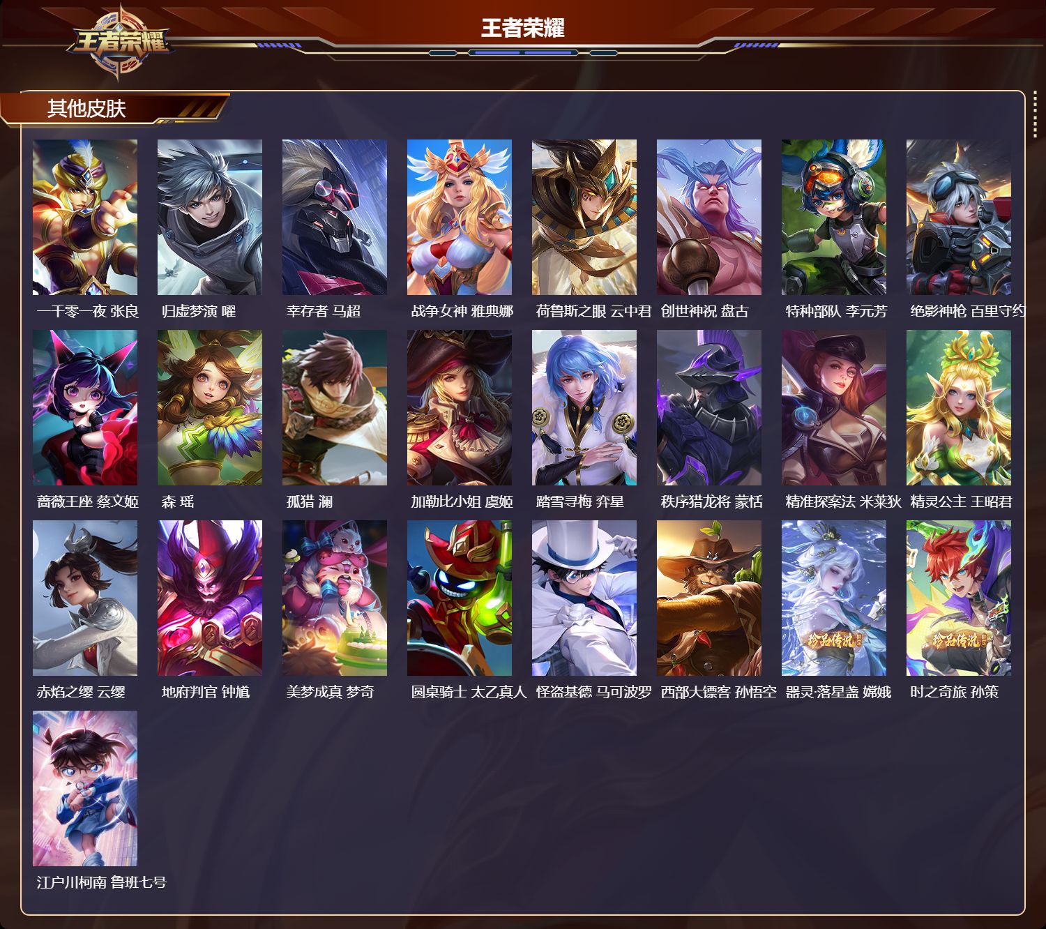 WZLX4349777王者荣耀账号详情图24