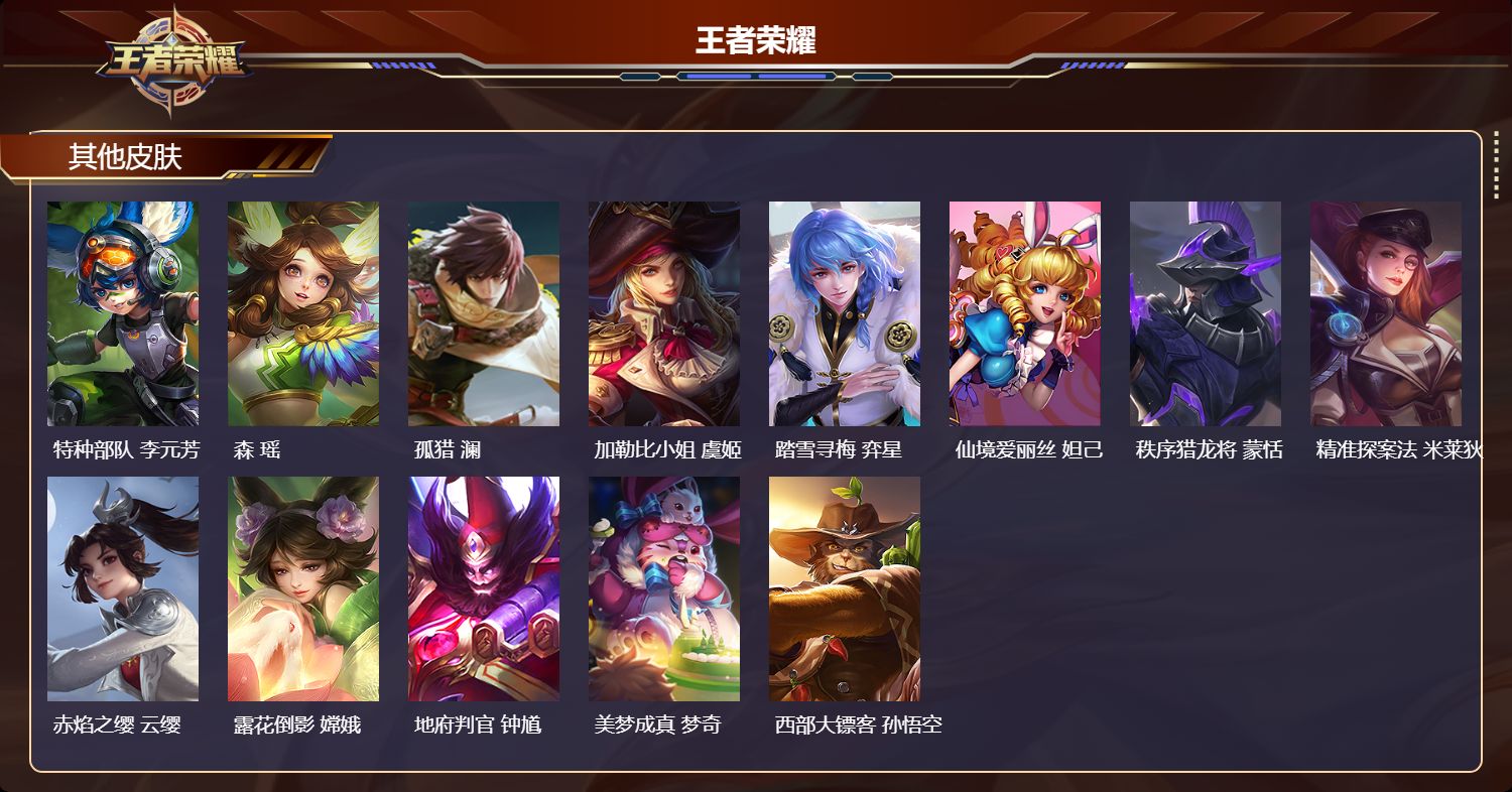 WZLX4354322王者荣耀账号详情图23