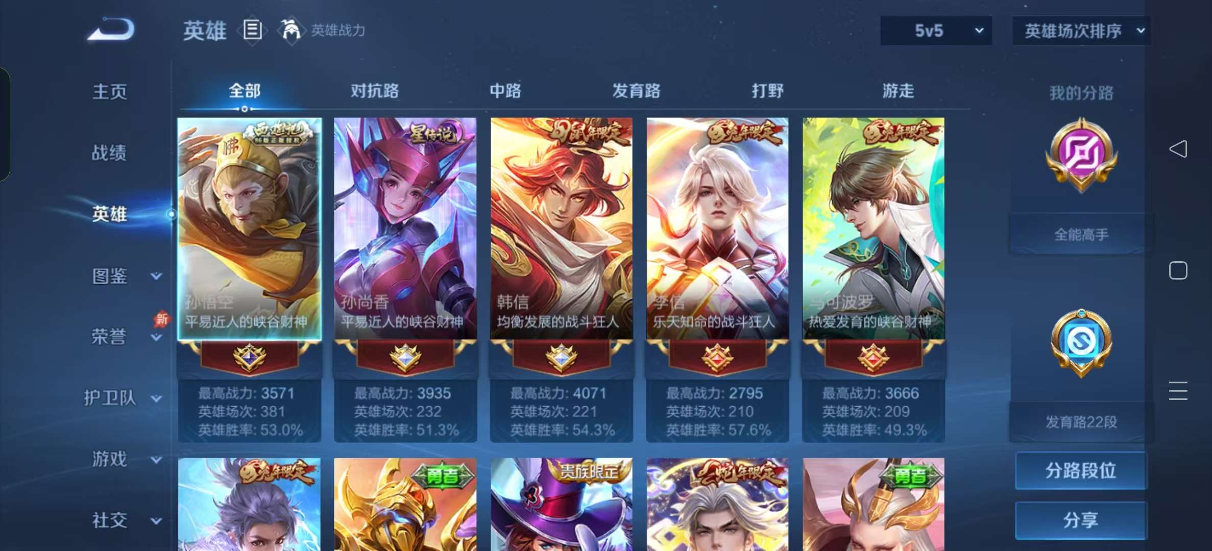 WZLX4354516王者荣耀账号详情图2