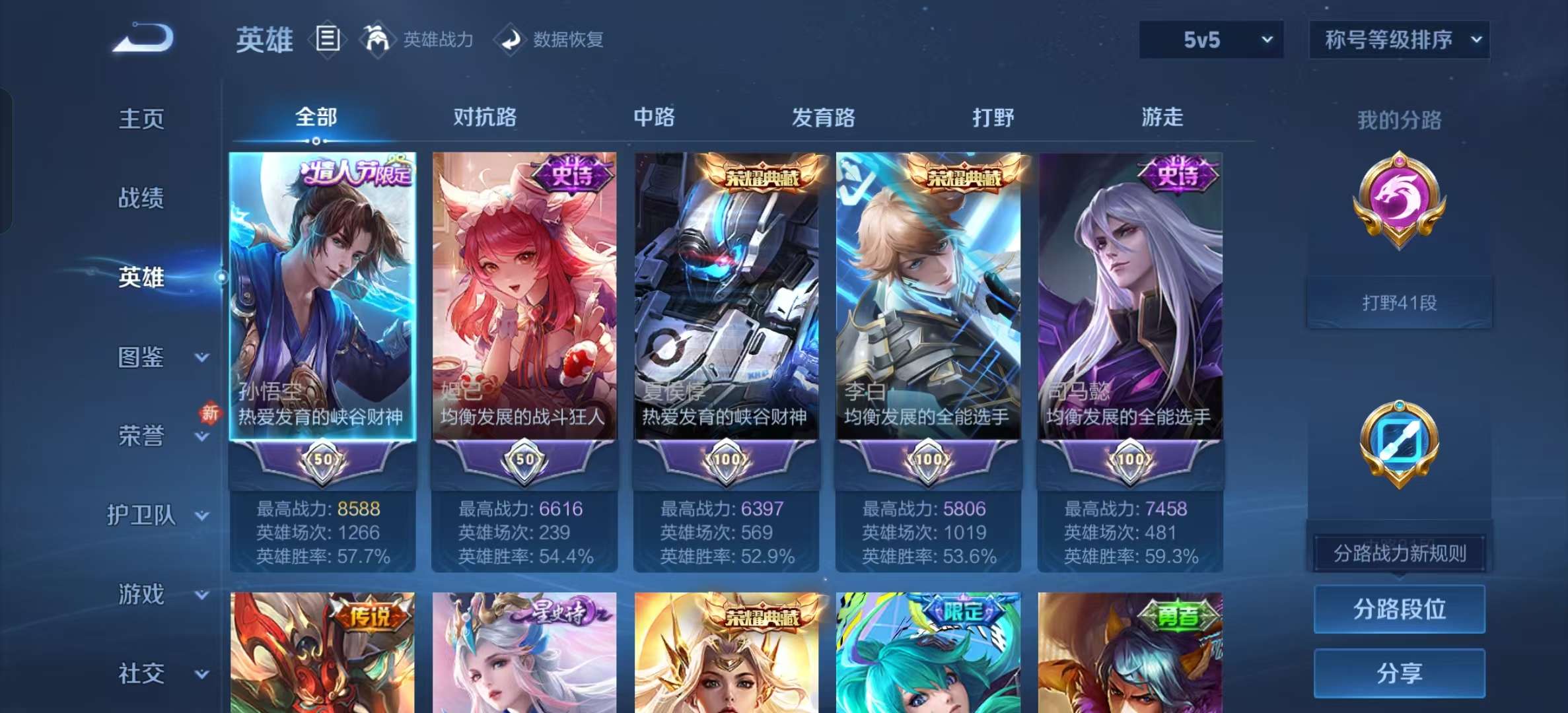 WZLX4349684王者荣耀账号详情图2
