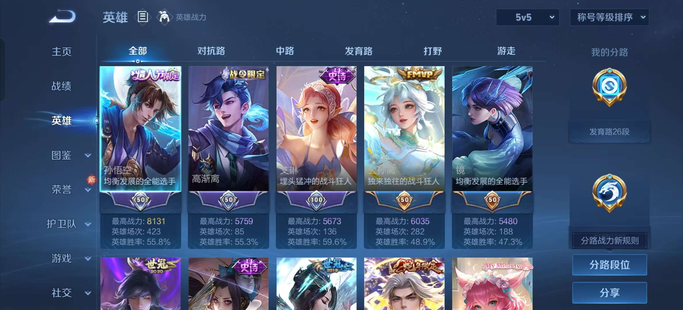 WZLX4351553王者荣耀账号详情图2 WZLX4351553王者荣耀账号详情图2