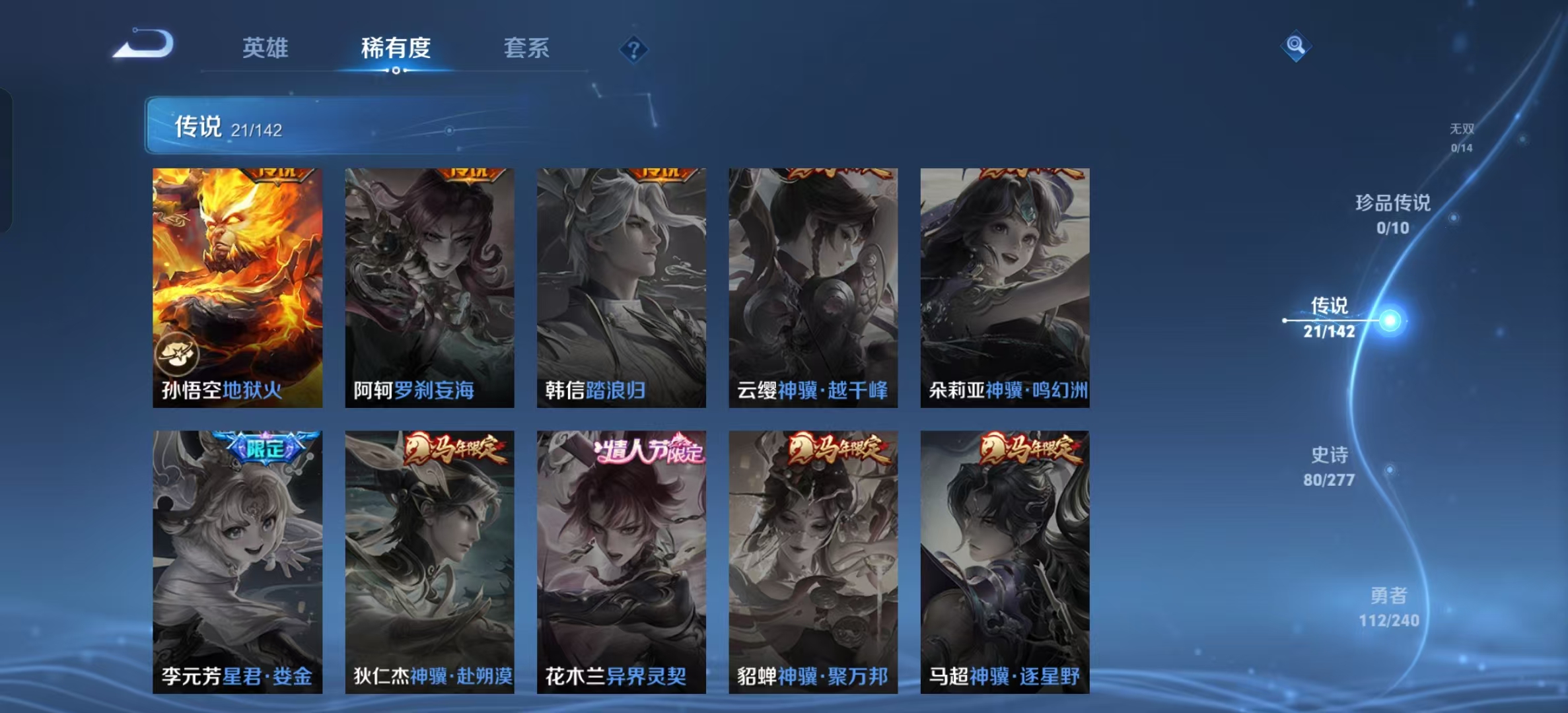 WZLX4354396王者荣耀账号详情图5
