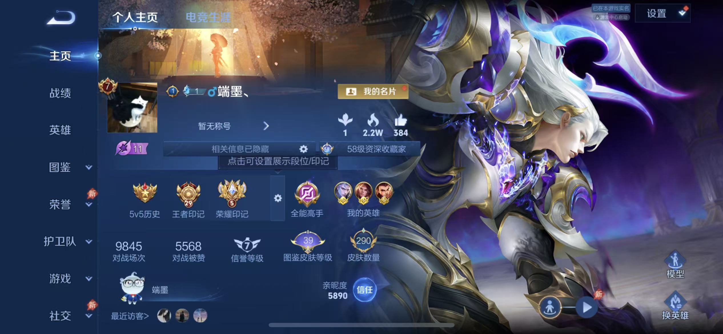 WZLX4354296王者荣耀账号详情图1