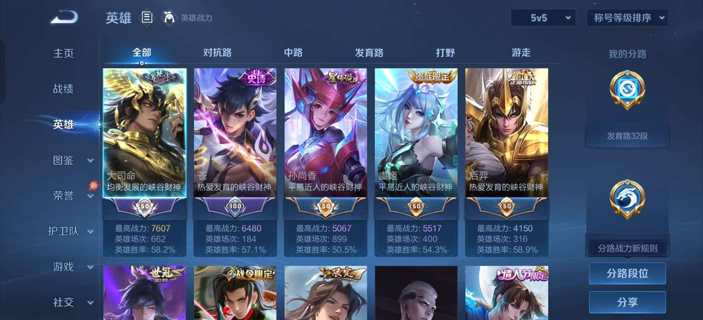 WZLX4354380王者荣耀账号详情图2