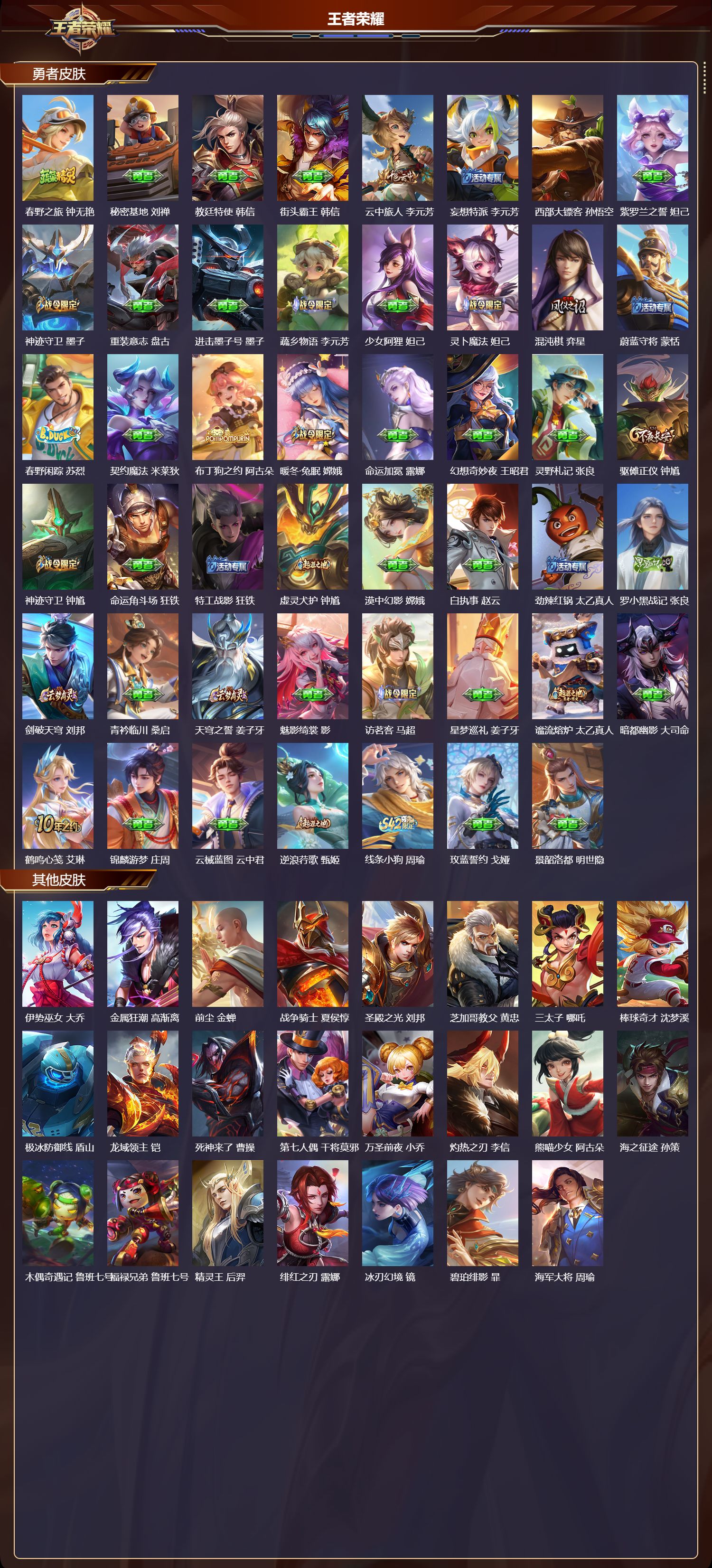 WZLX4349901王者荣耀账号详情图21