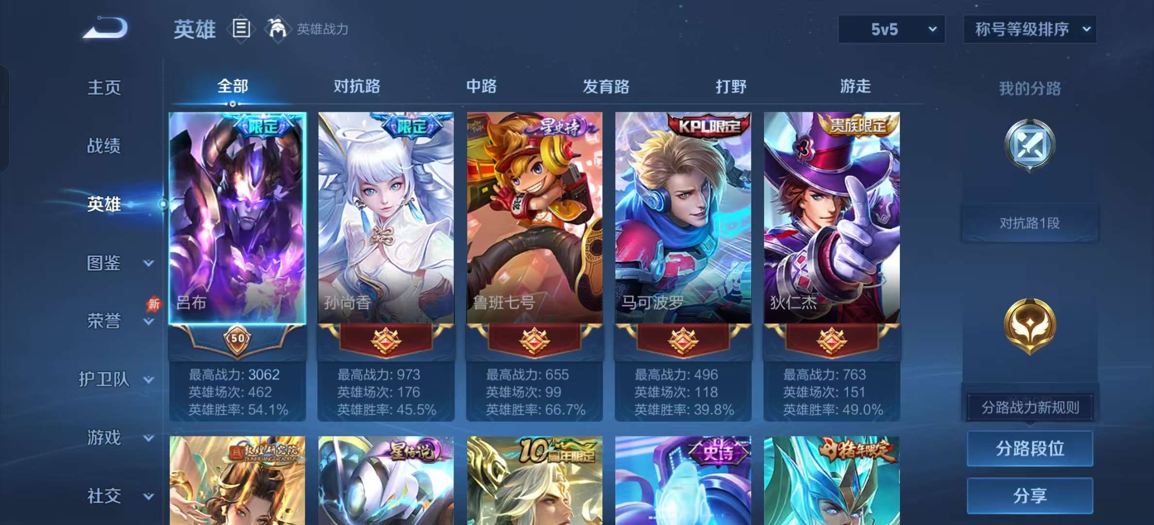 WZLX4354200王者荣耀账号详情图2