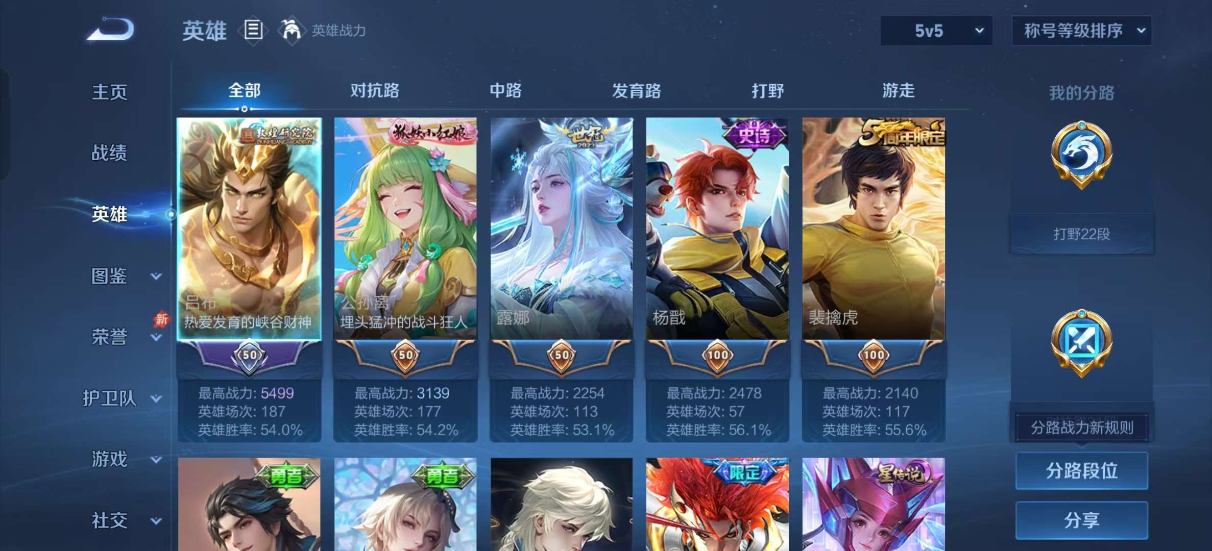 WZLX4354487王者荣耀账号详情图2