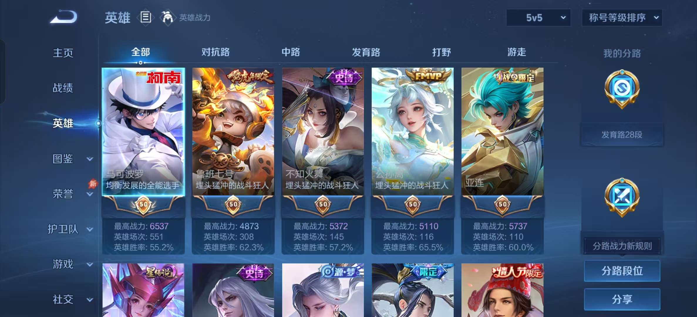 WZLX4354460王者荣耀账号详情图2