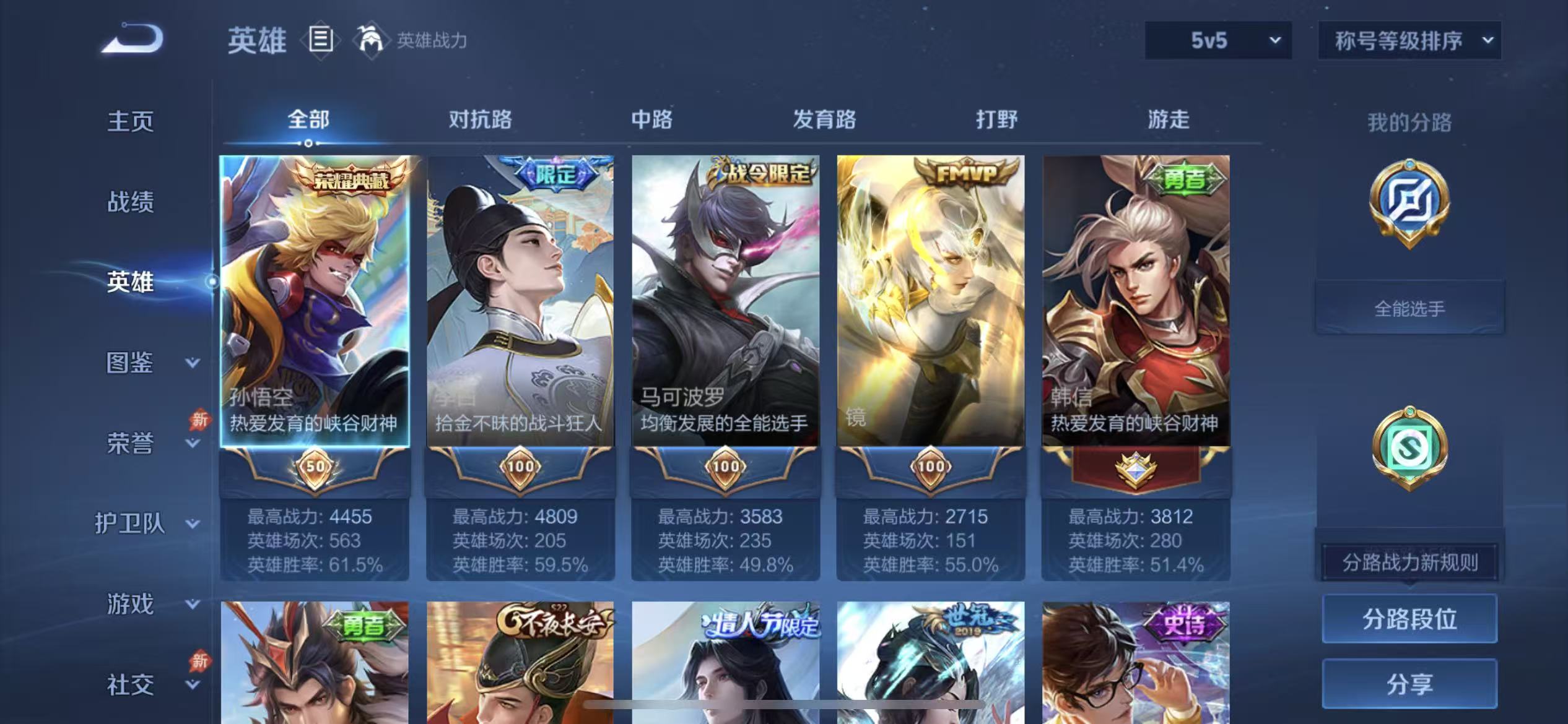 WZLX4354559王者荣耀账号详情图3
