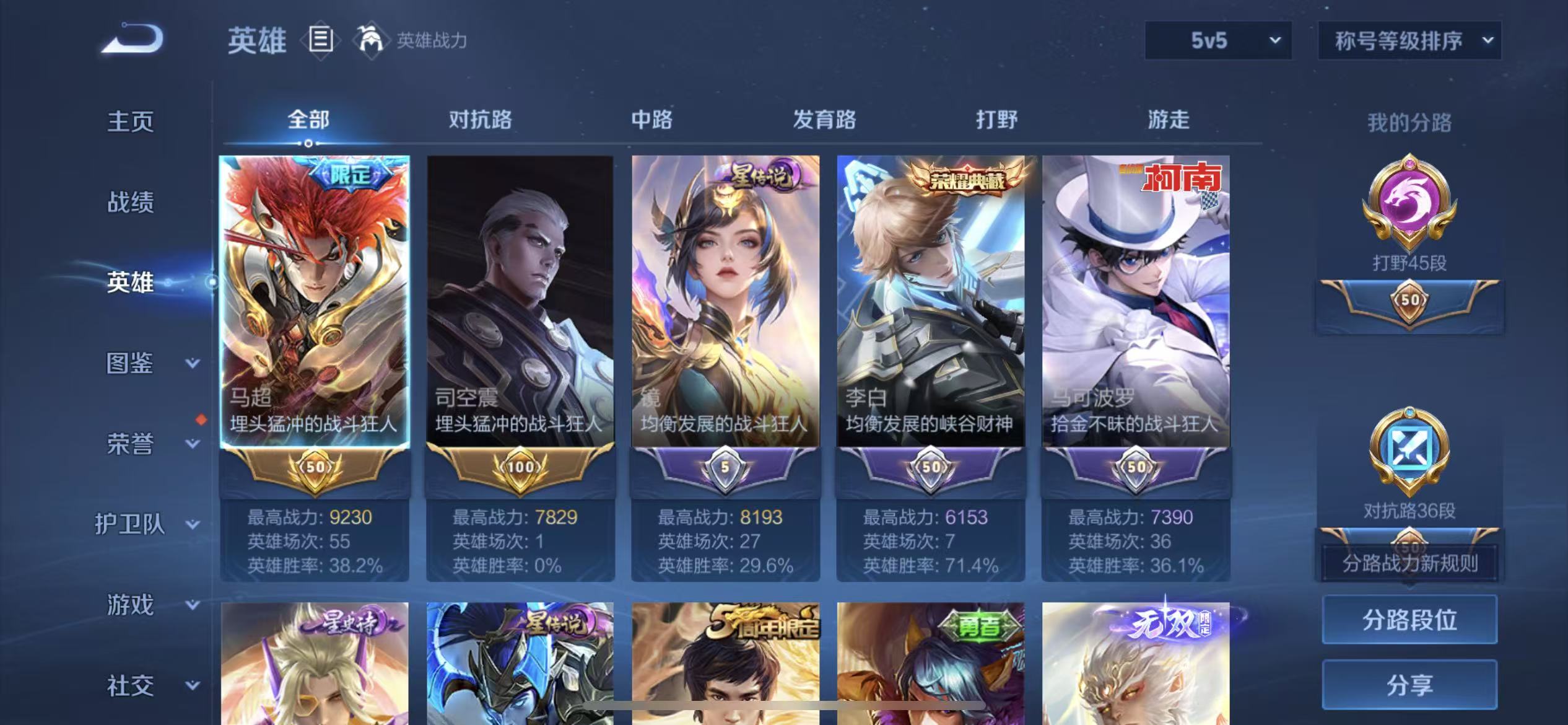 WZLX4356382王者荣耀账号详情图2