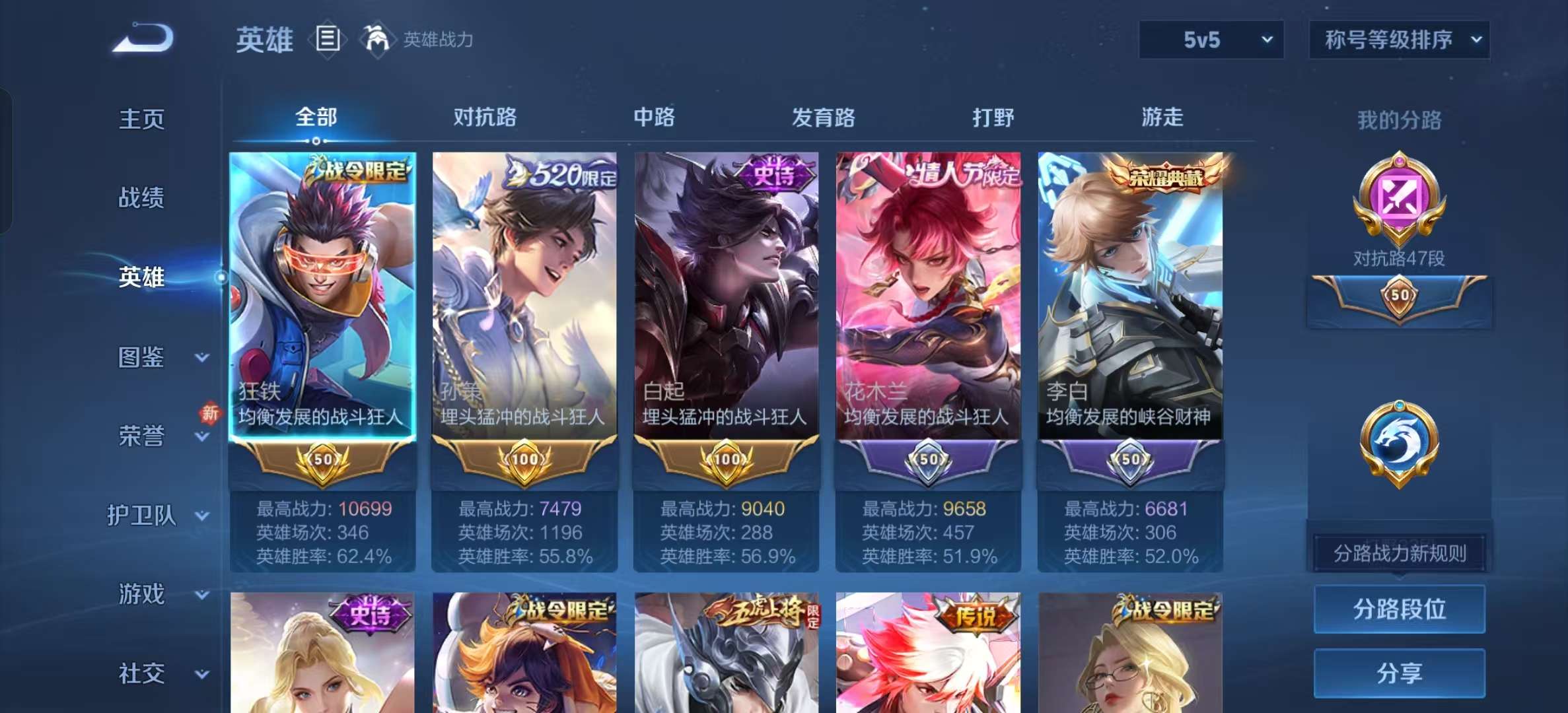 WZLX4356366王者荣耀账号详情图4