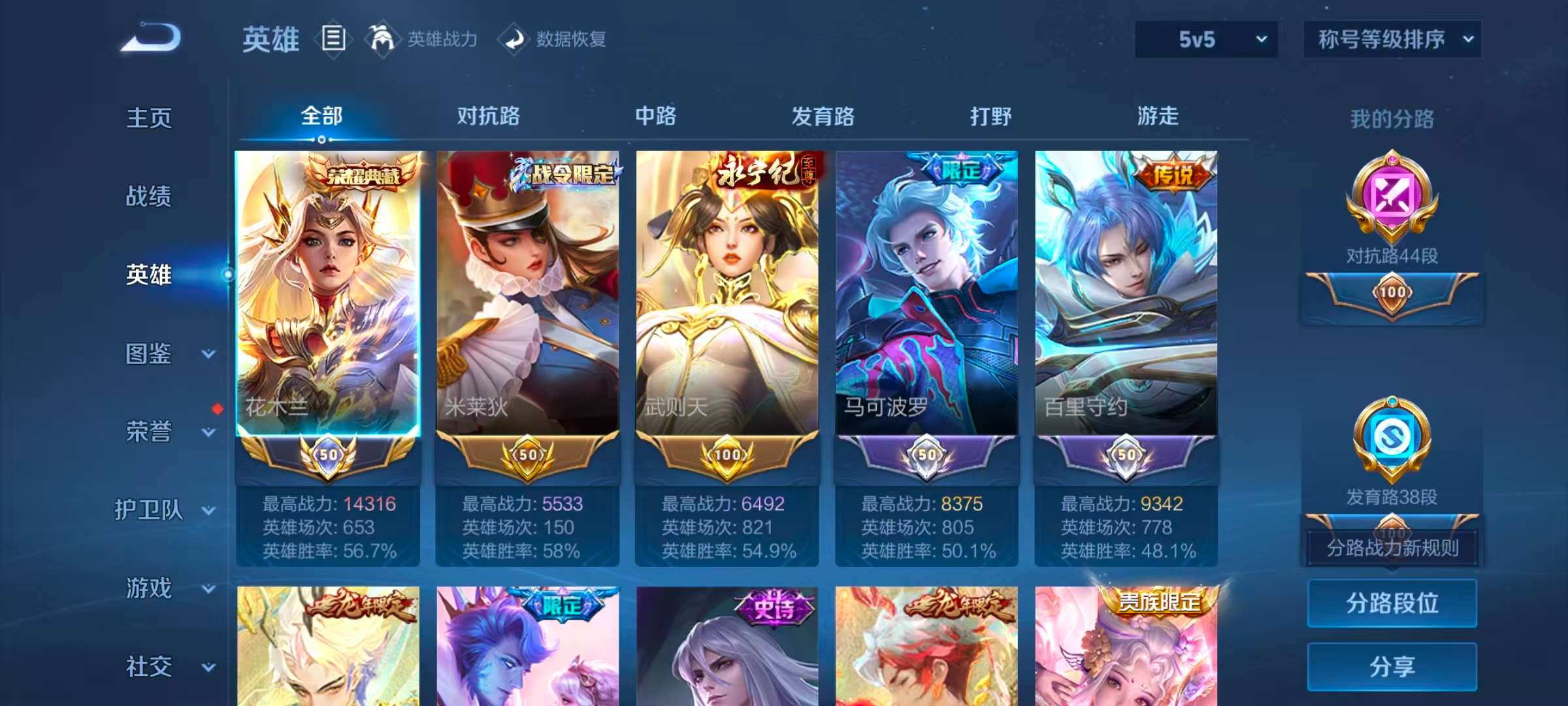 WZLX4357052王者荣耀账号详情图3