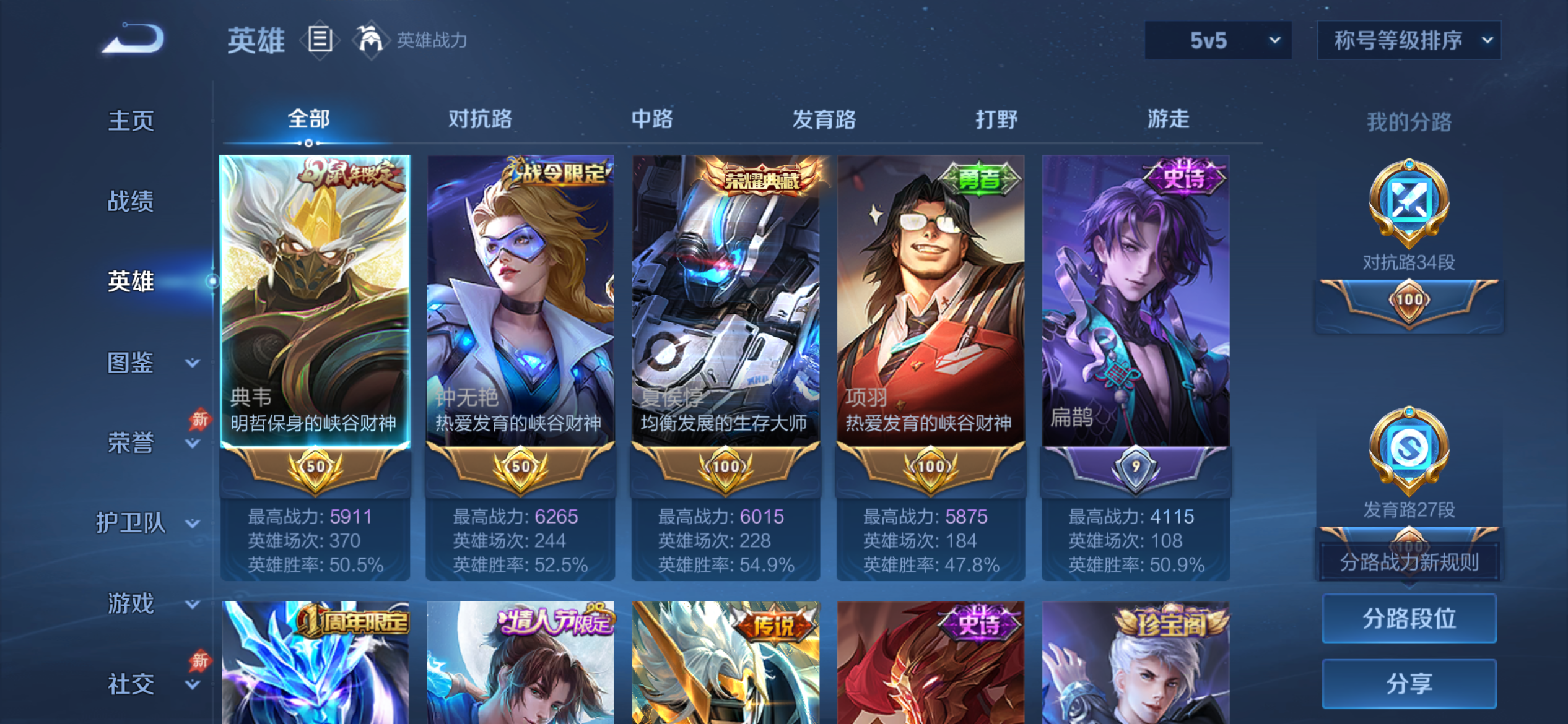 WZLX4356532王者荣耀账号详情图2