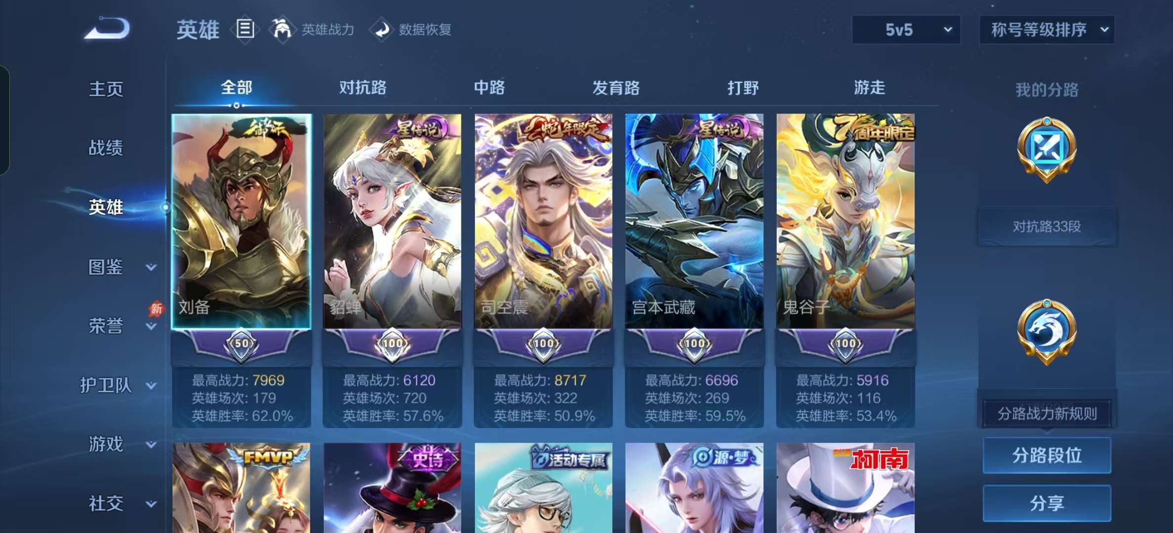 WZLX4354556王者荣耀账号详情图2