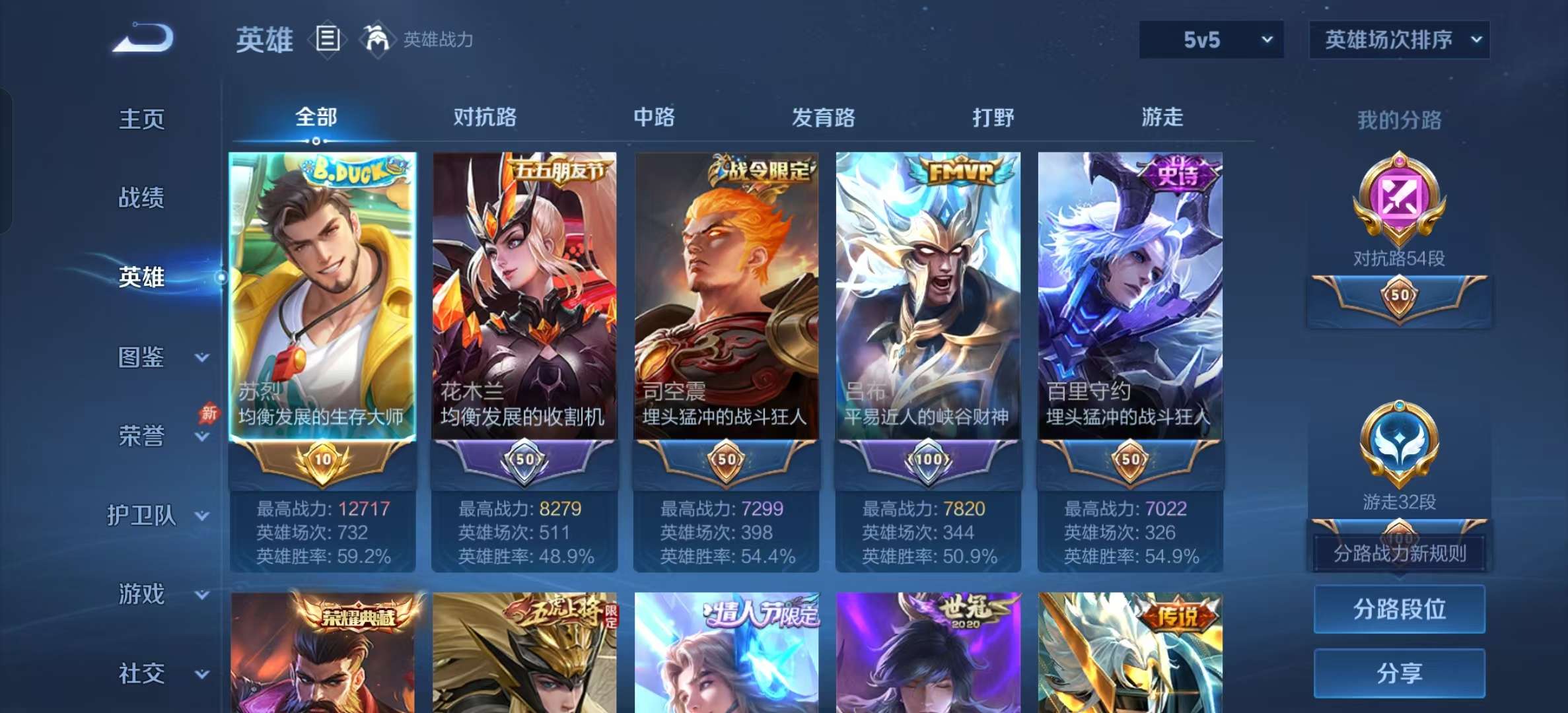 WZLX4354567王者荣耀账号详情图2