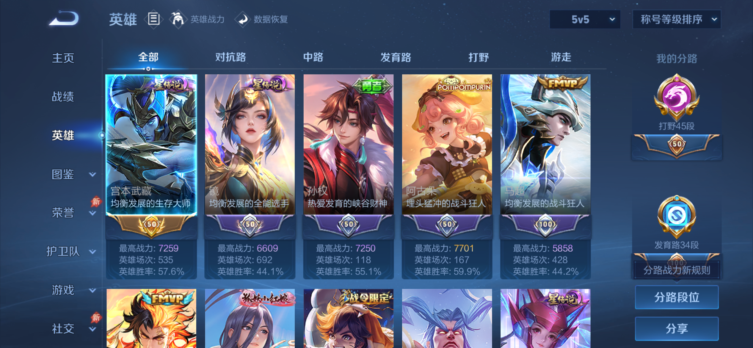 WZLX4356587王者荣耀账号详情图2