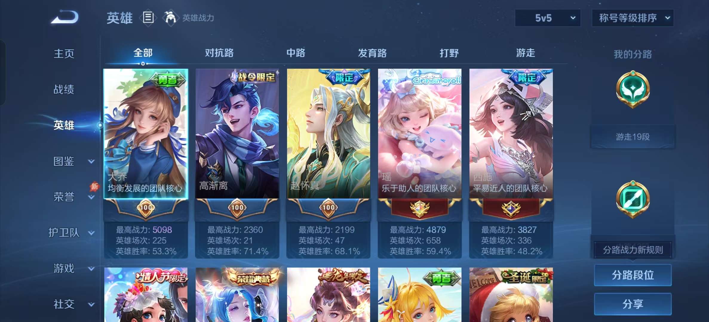 WZLX4355449王者荣耀账号详情图2