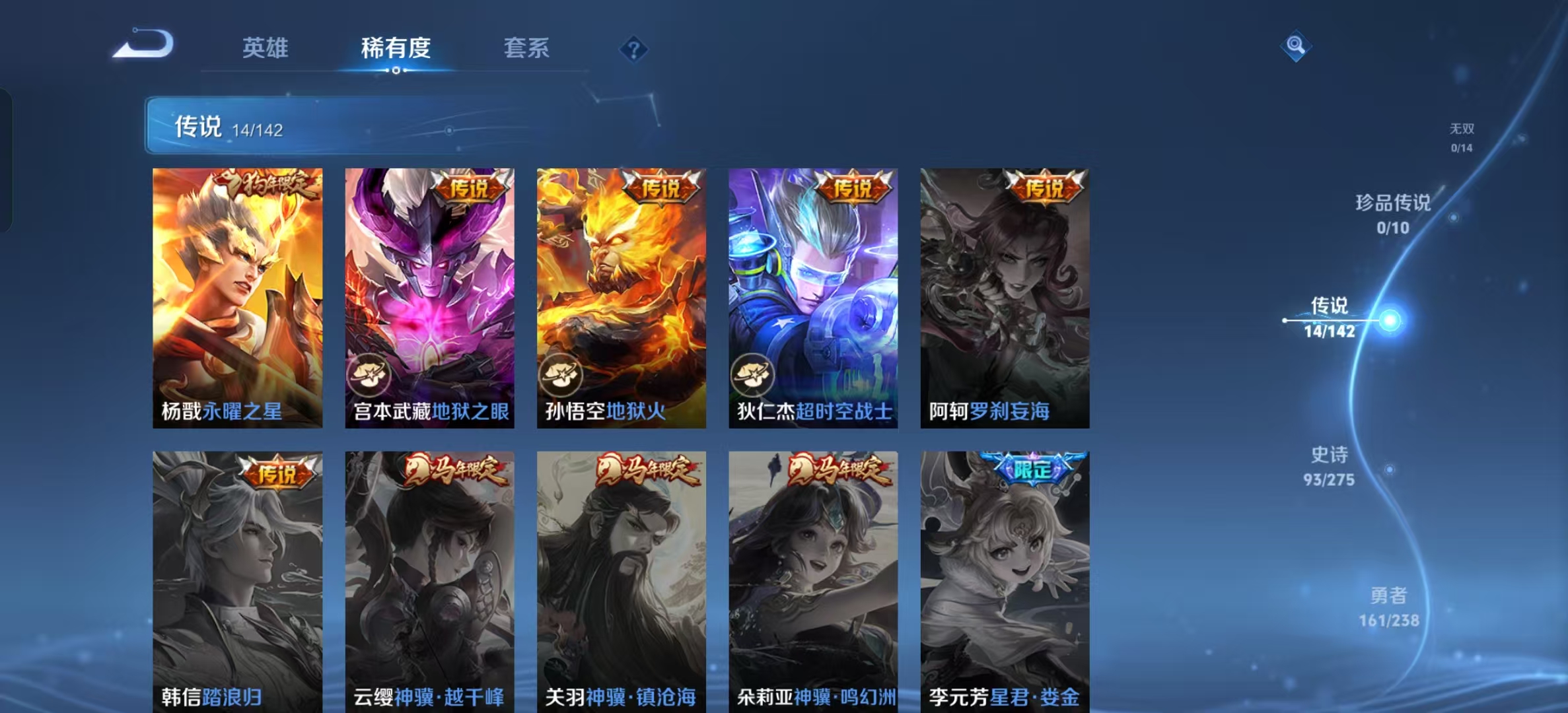 WZLX4355354王者荣耀账号详情图5