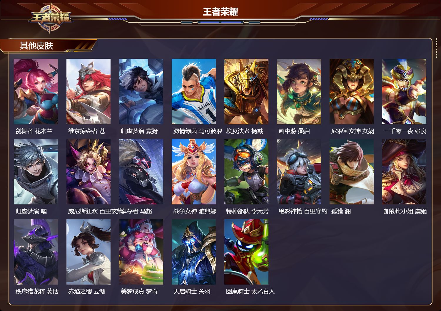 WZLX4355621王者荣耀账号详情图19