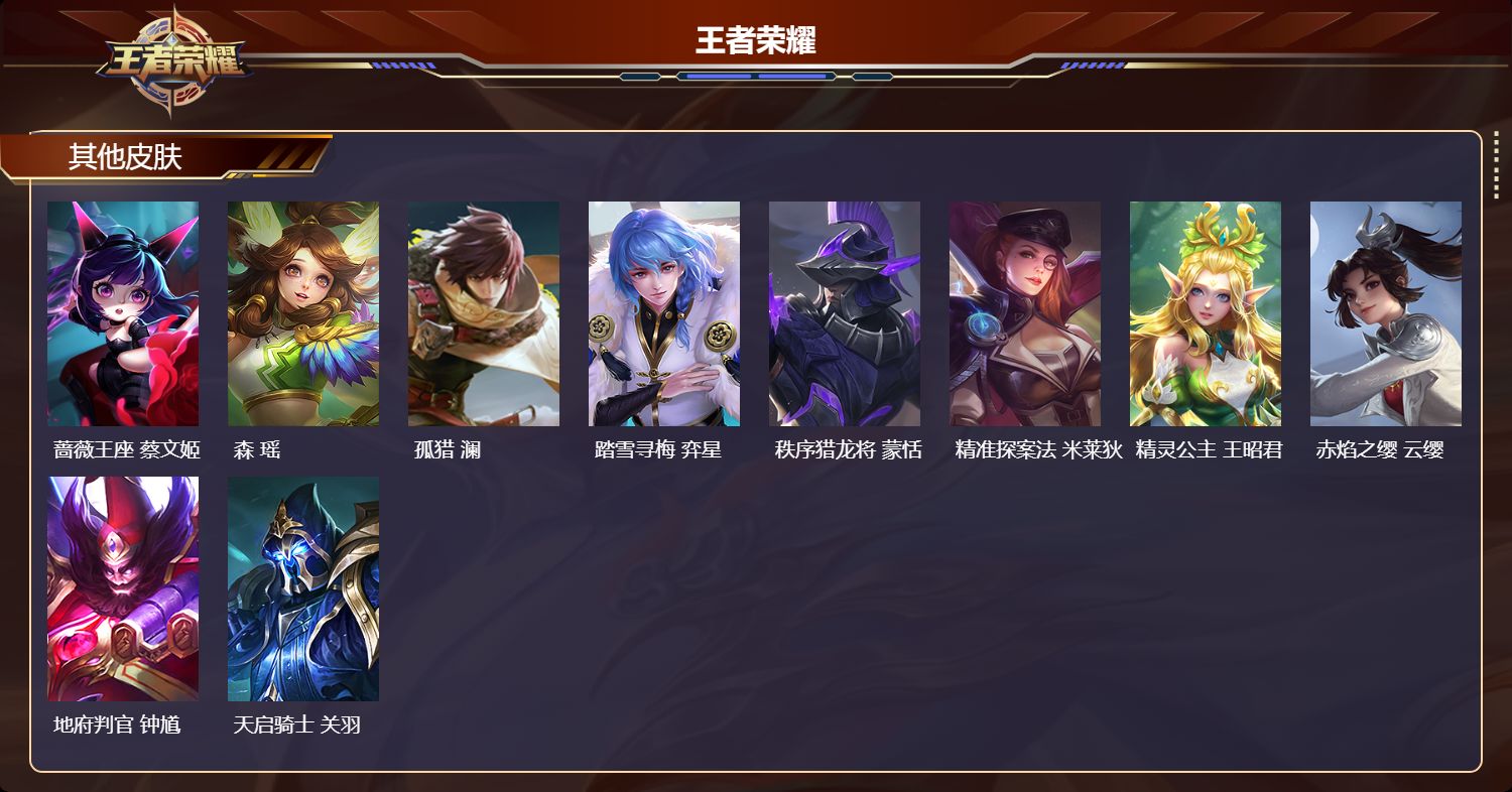 WZLX4355608王者荣耀账号详情图25