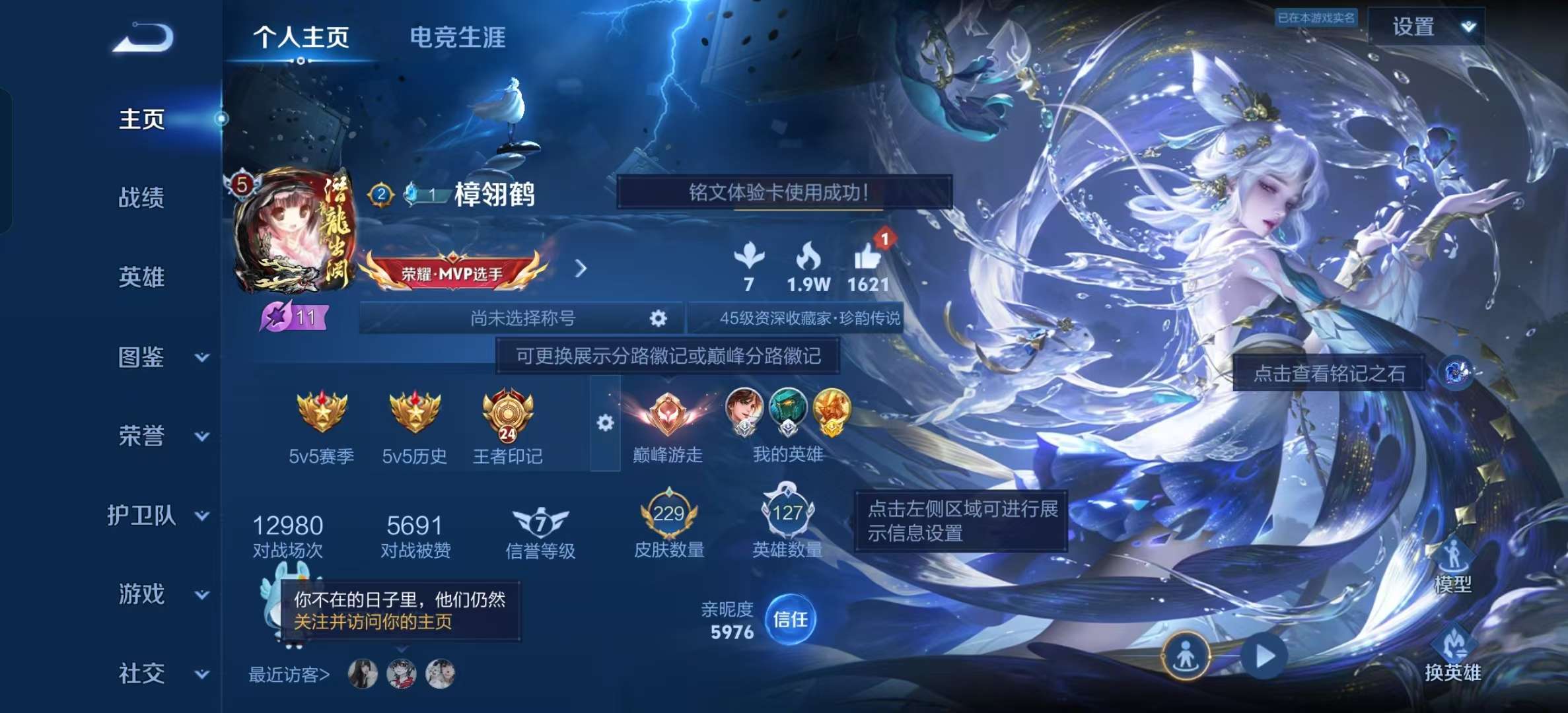 WZLX4356447王者荣耀账号详情图3 WZLX4356447王者荣耀账号详情图3