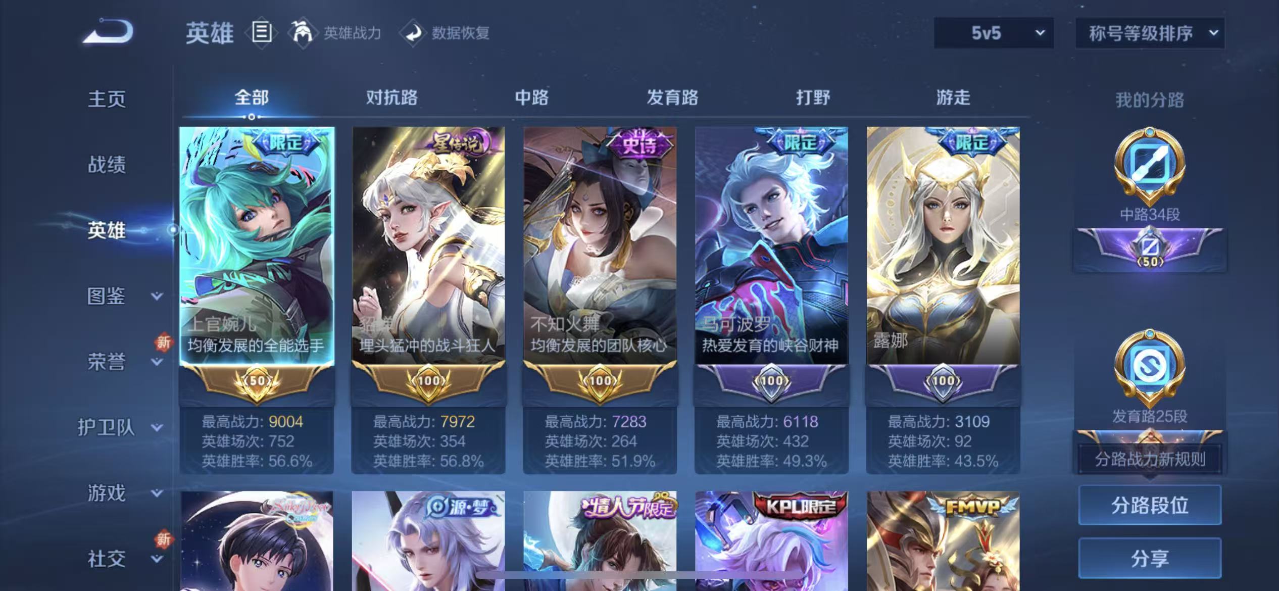 WZLX4359304王者荣耀账号详情图2