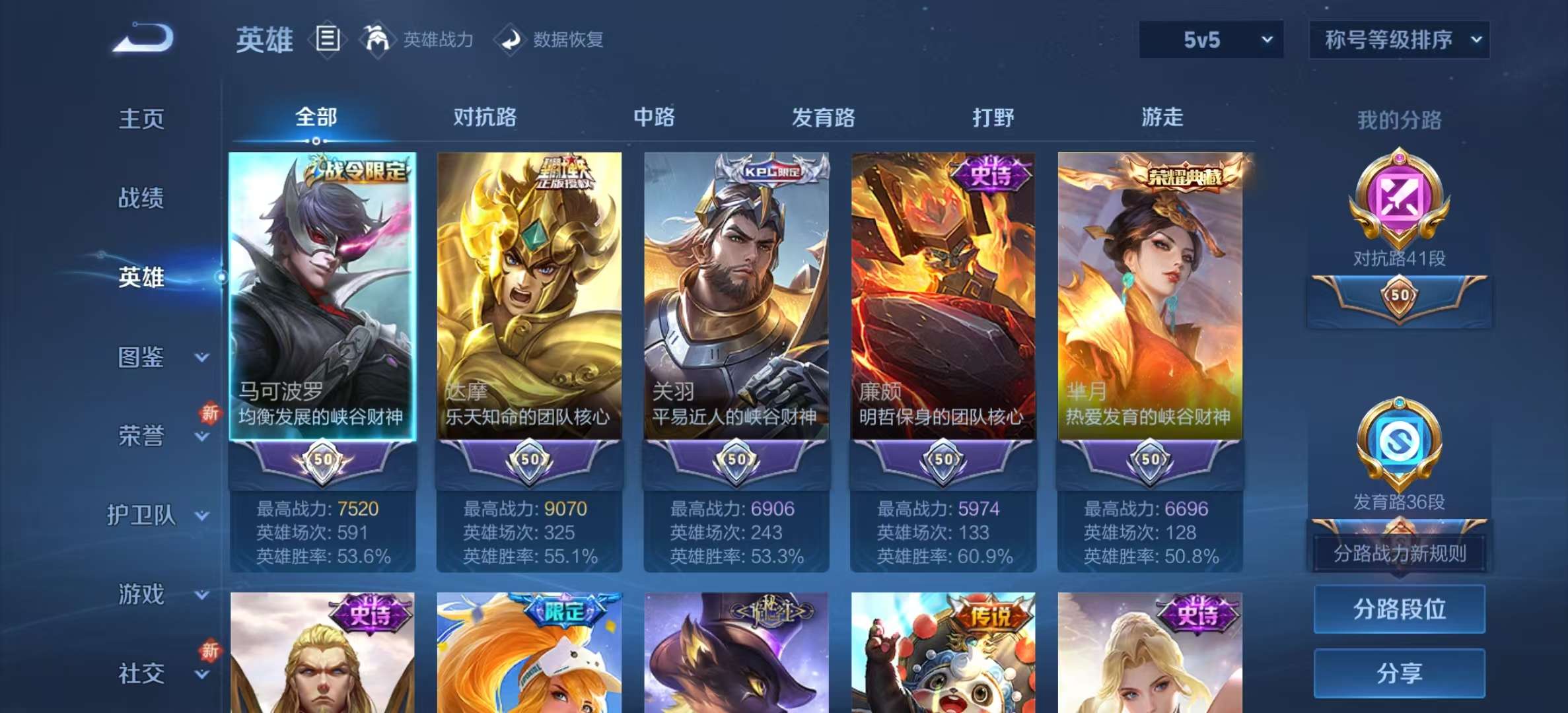 WZLX4358194王者荣耀账号详情图2
