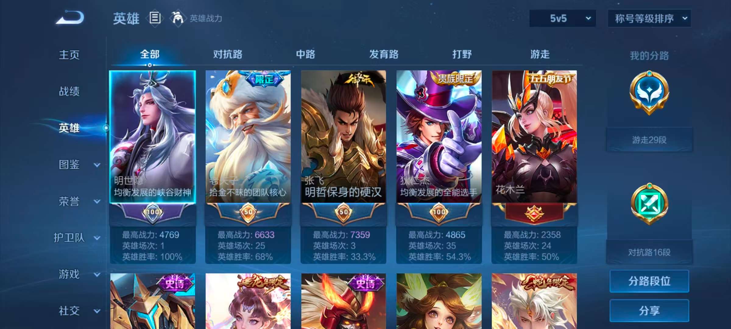 WZLX4358159王者荣耀账号详情图2 WZLX4358159王者荣耀账号详情图2