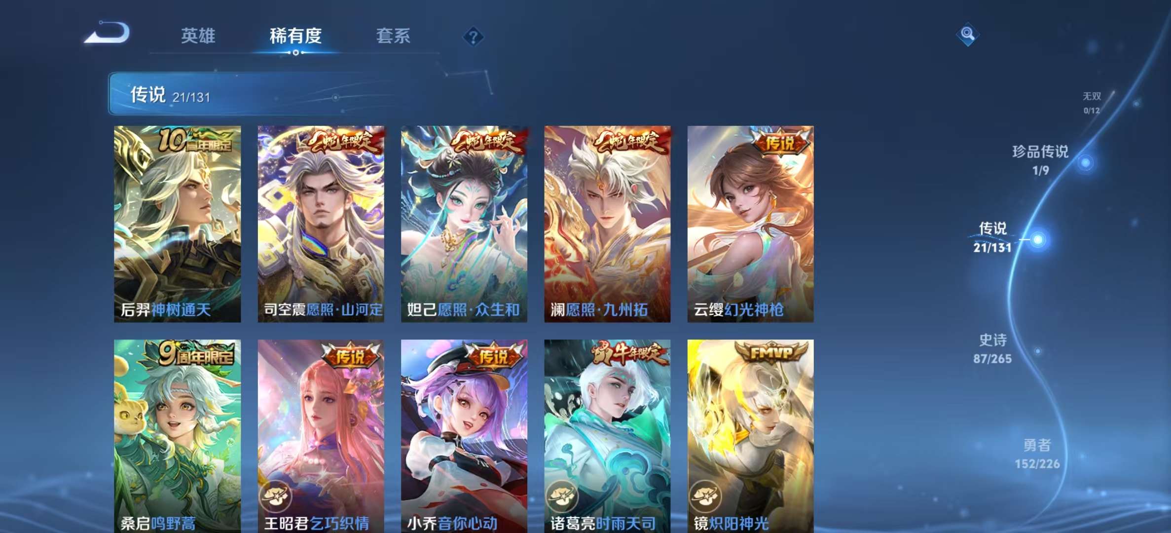 WZLX4358225王者荣耀账号详情图5