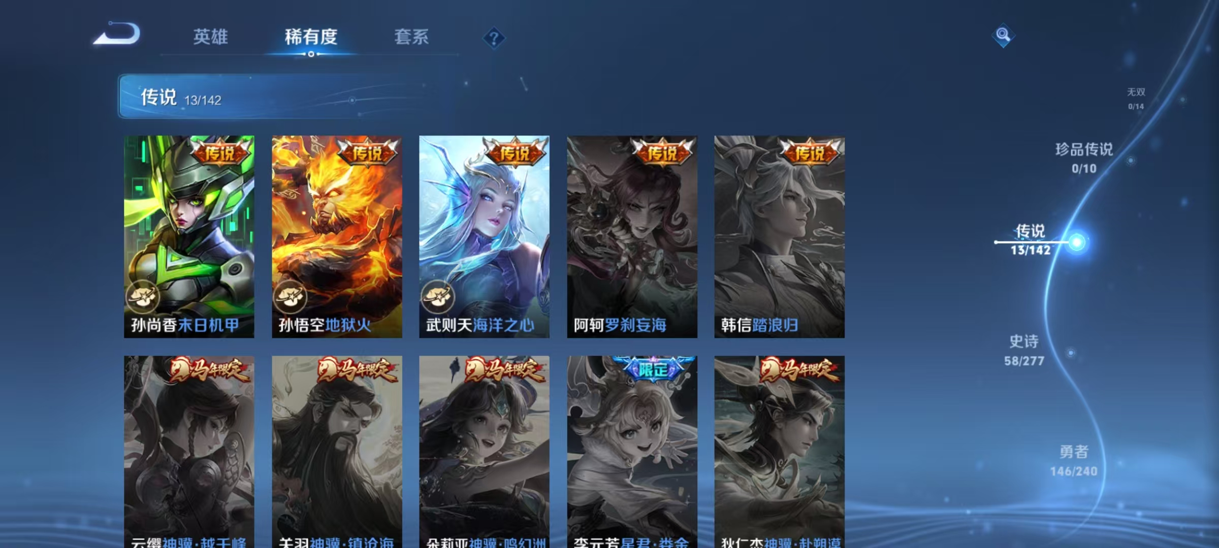 WZLX4360564王者荣耀账号详情图4