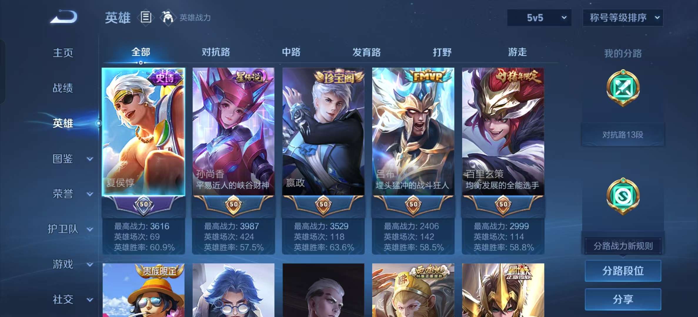 WZLX4360666王者荣耀账号详情图2