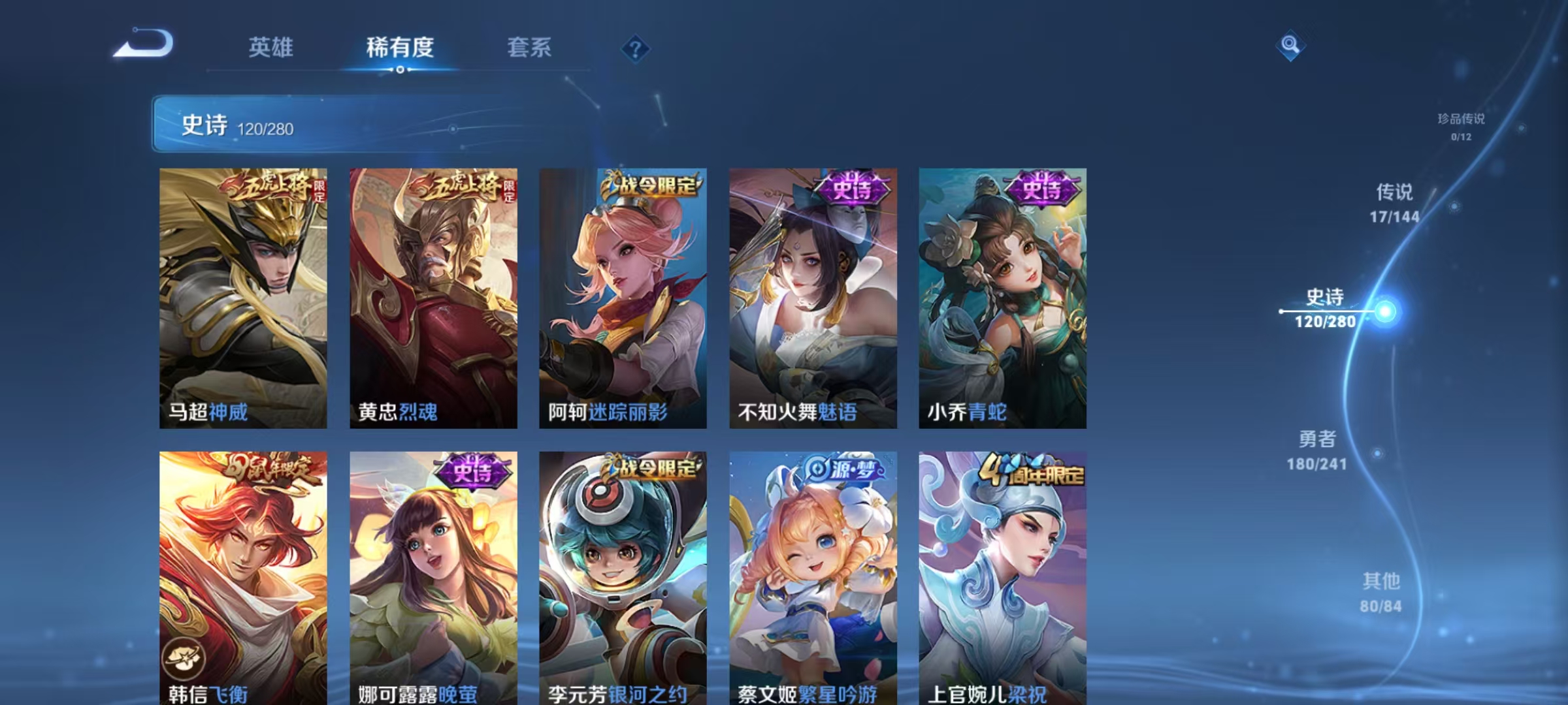 WZLX4360399王者荣耀账号详情图12
