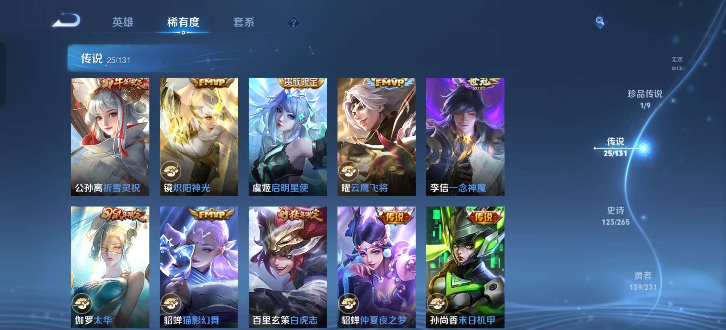 WZLX4360550王者荣耀账号详情图8