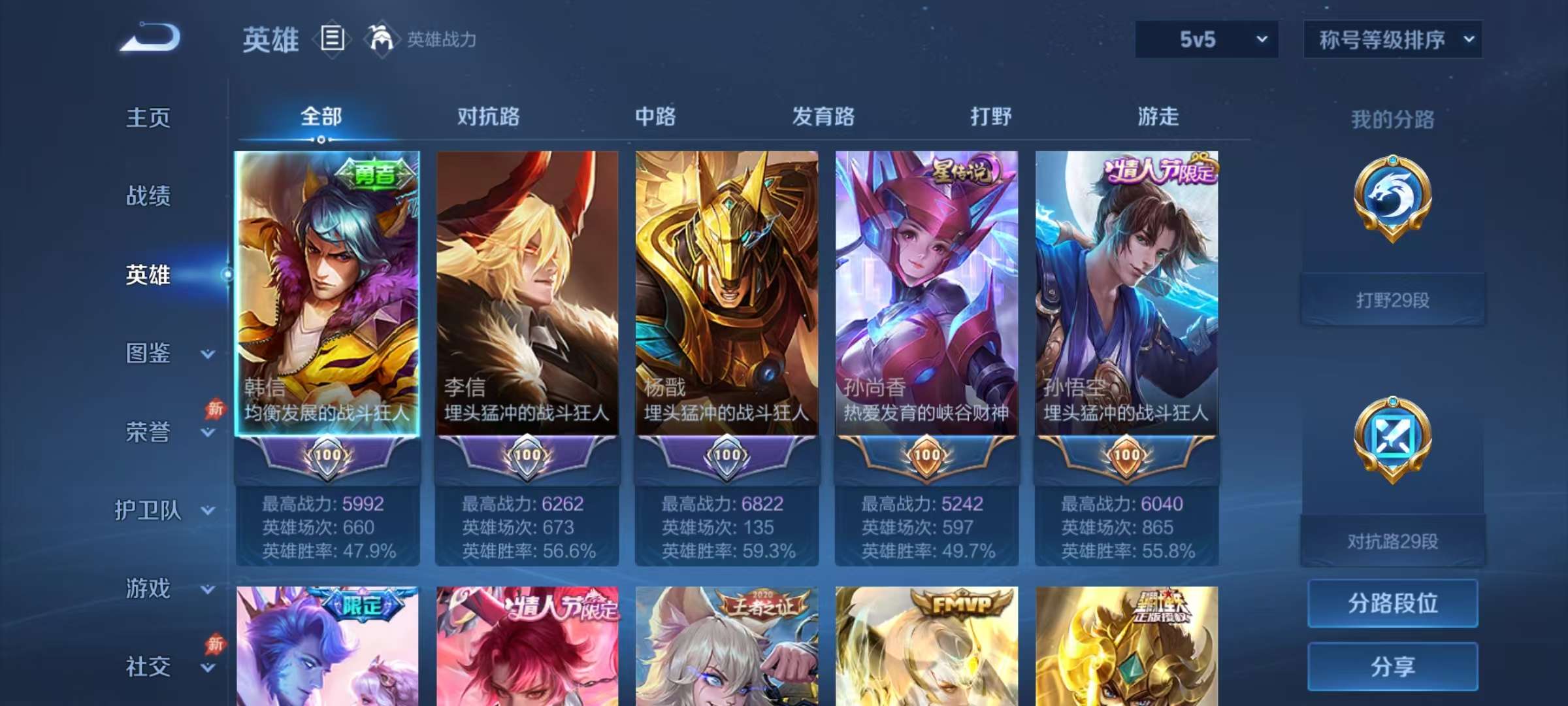 WZLX4360690王者荣耀账号详情图2