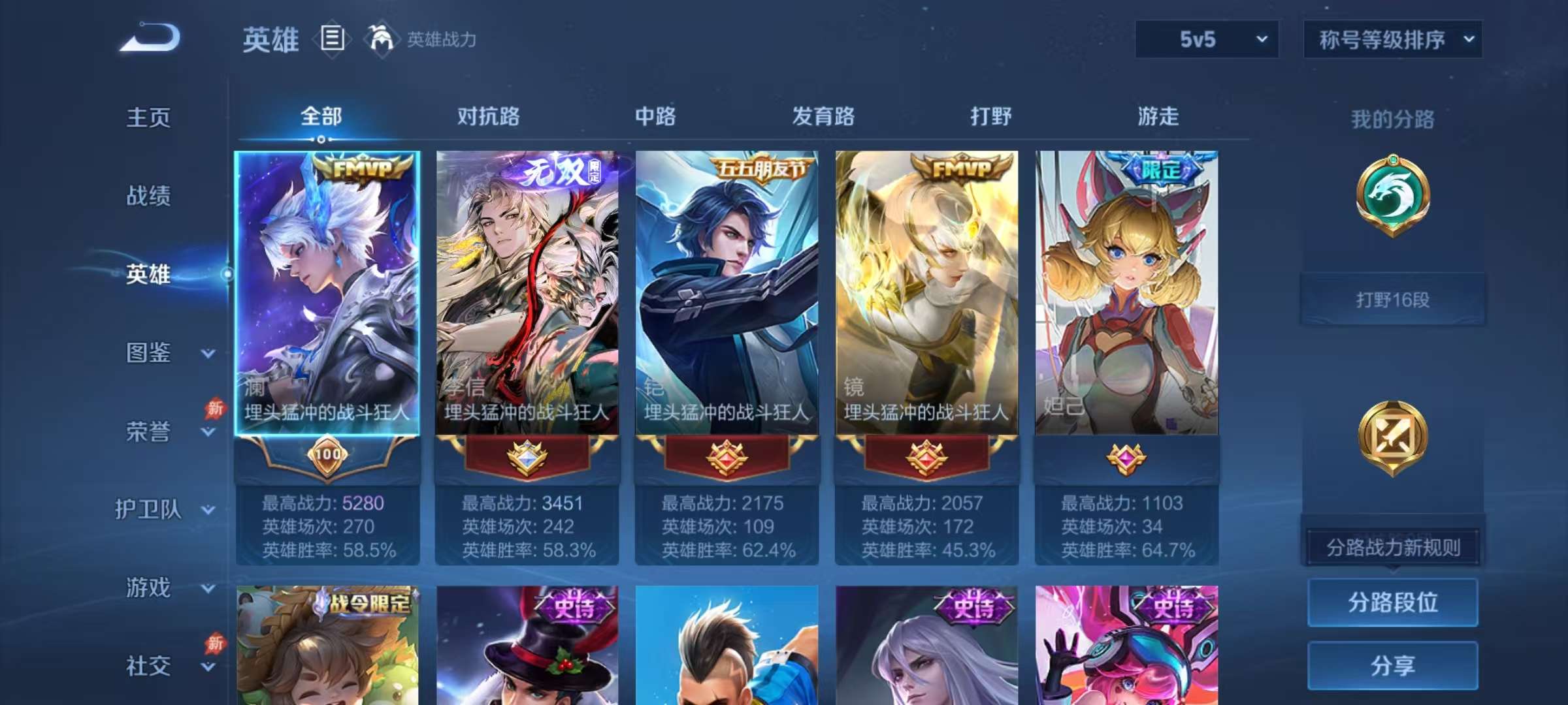 WZLX4360633王者荣耀账号详情图2