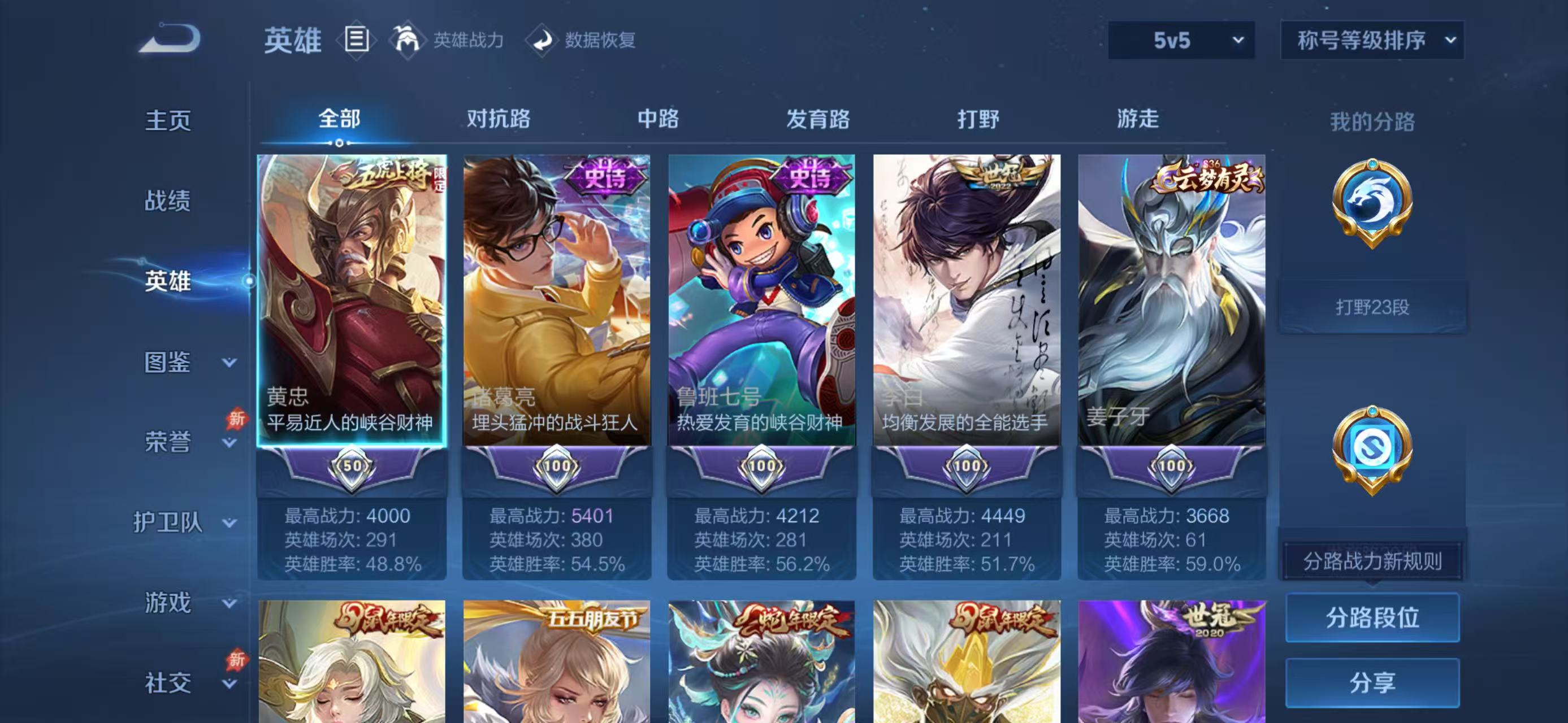 WZLX4365283王者荣耀账号详情图2