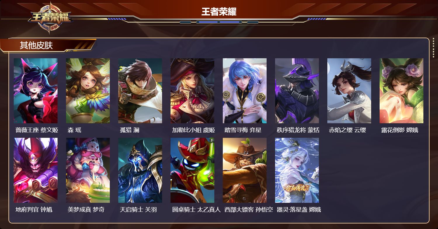 WZMK4416500王者荣耀账号详情图5 WZMK4416500王者荣耀账号详情图5