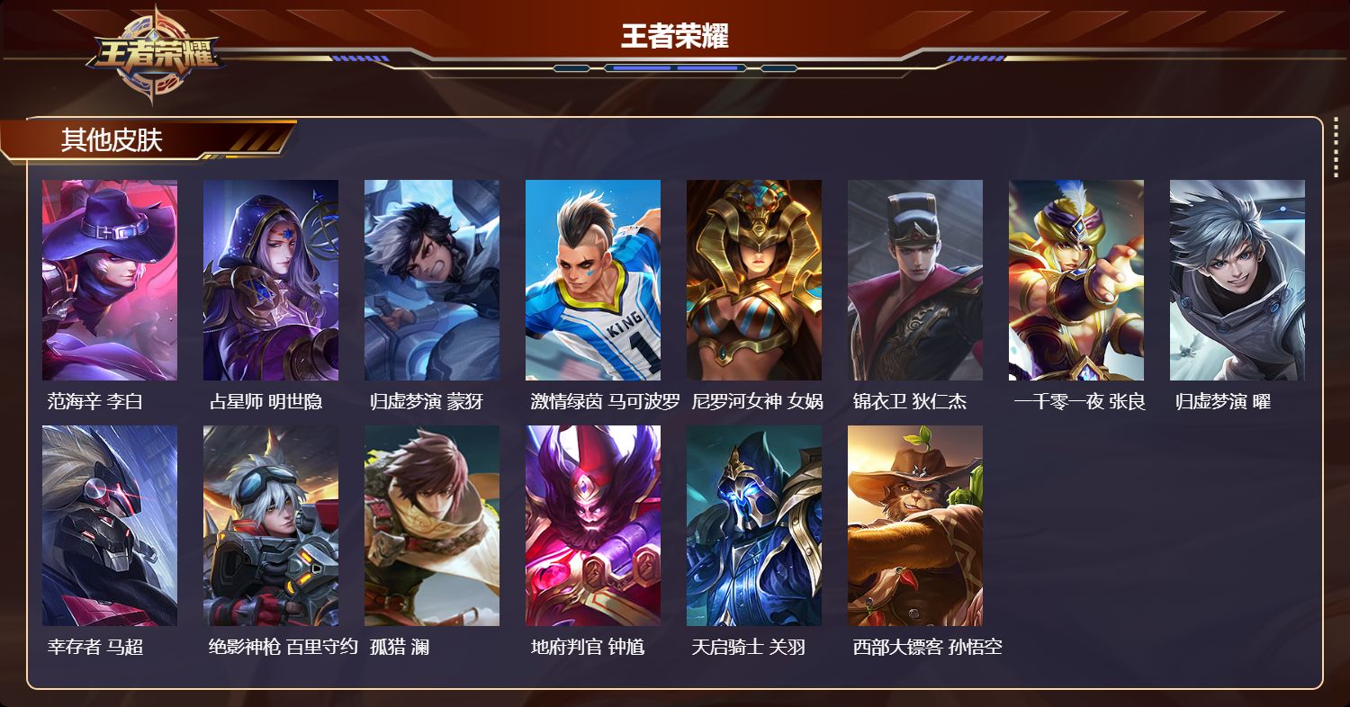 WZMK4417889王者荣耀账号详情图3 WZMK4417889王者荣耀账号详情图3