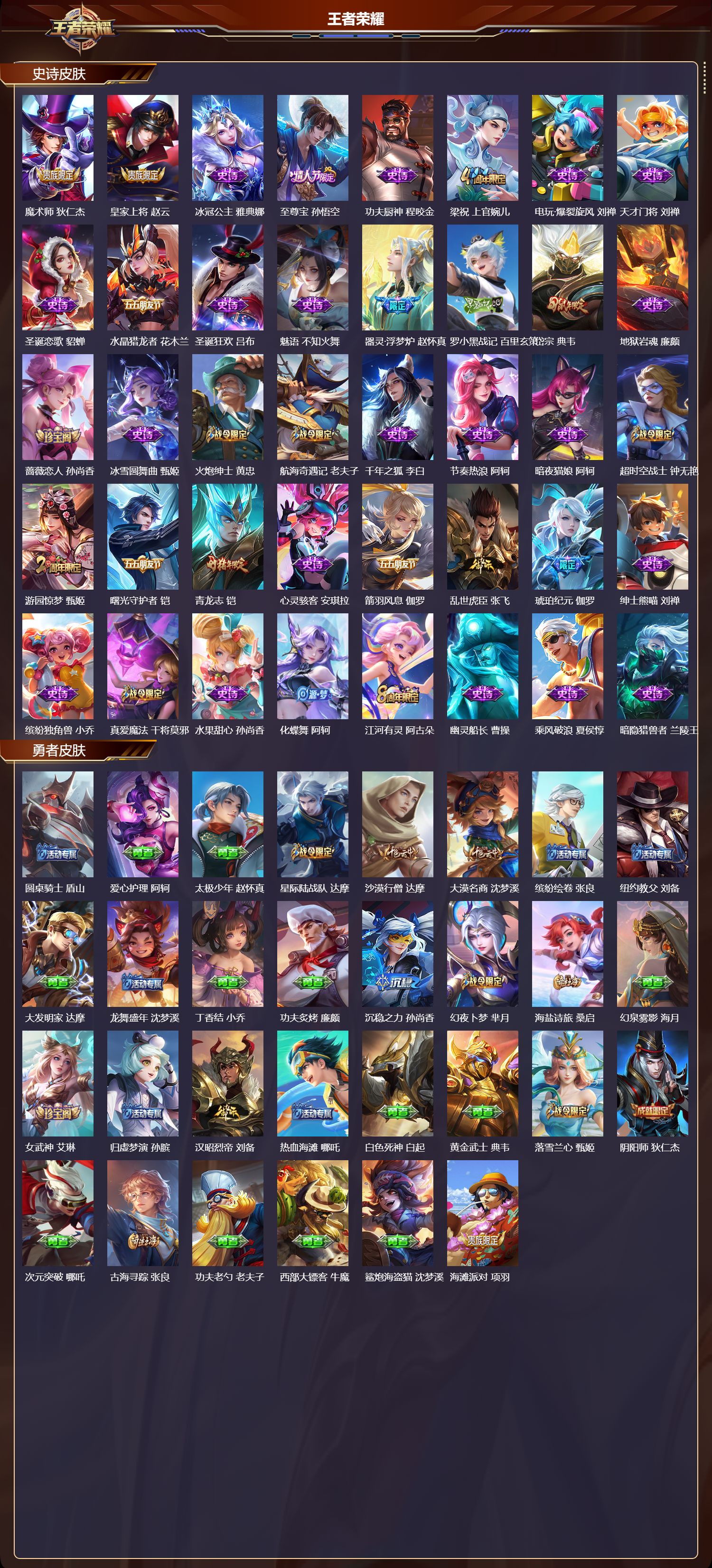 WZQM4417959王者荣耀账号详情图3 WZQM4417959王者荣耀账号详情图3