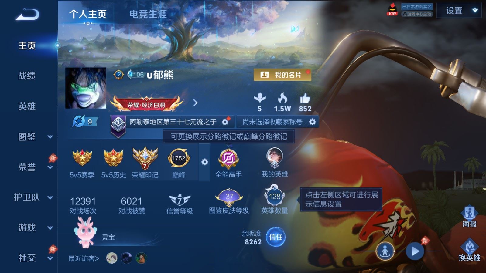 WZLX4455460王者荣耀账号详情图1