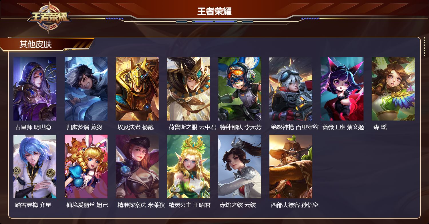 WZMK4417021王者荣耀账号详情图4 WZMK4417021王者荣耀账号详情图4