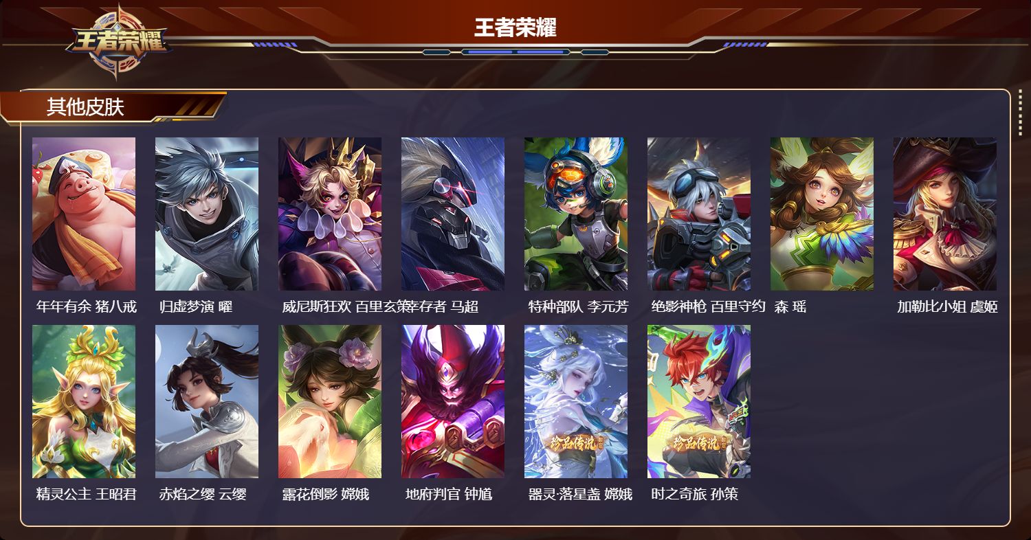 WZQM4419040王者荣耀账号详情图4 WZQM4419040王者荣耀账号详情图4
