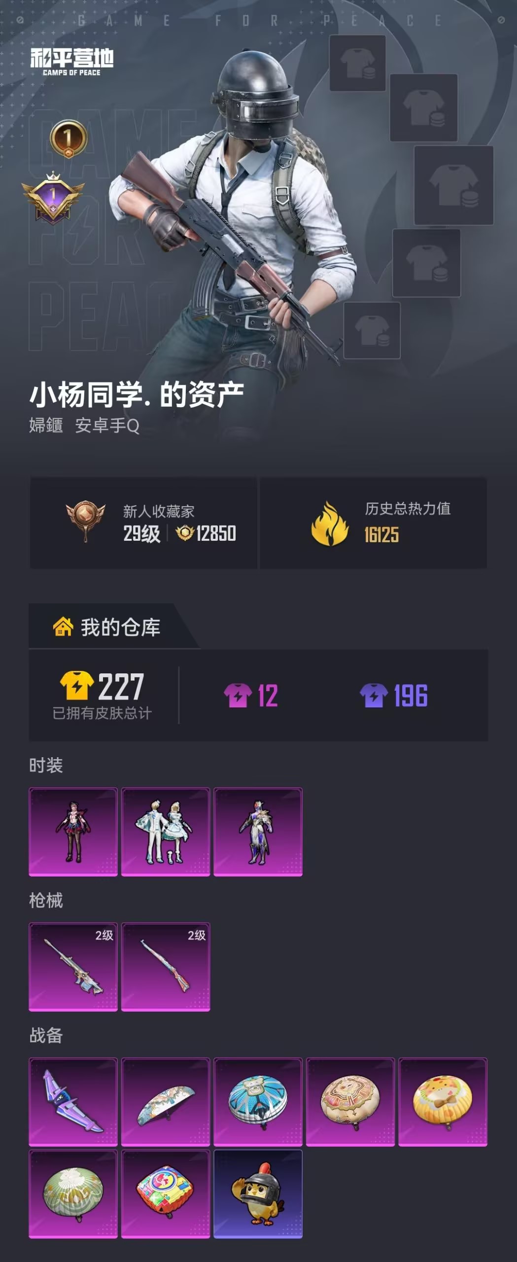 HPZM4253128和平精英账号详情图2