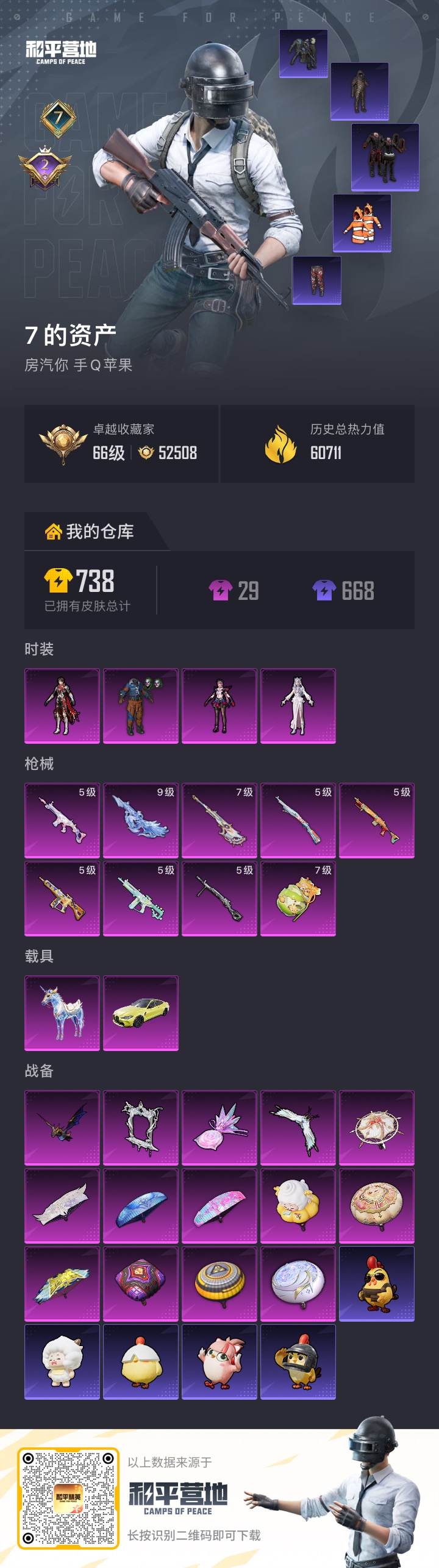 HPLX4273094和平精英账号详情图17