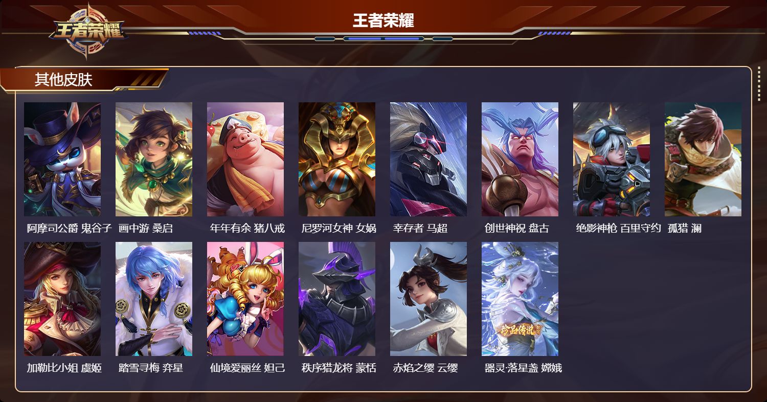 WZQM4424260王者荣耀账号详情图6 WZQM4424260王者荣耀账号详情图6