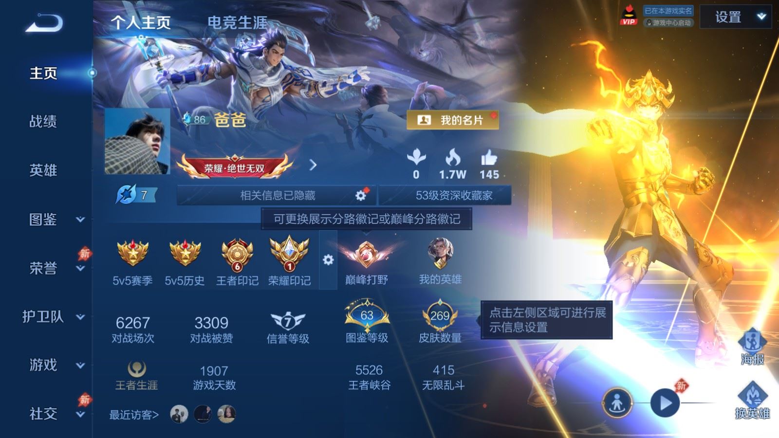 WZLX4448314王者荣耀账号详情图1
