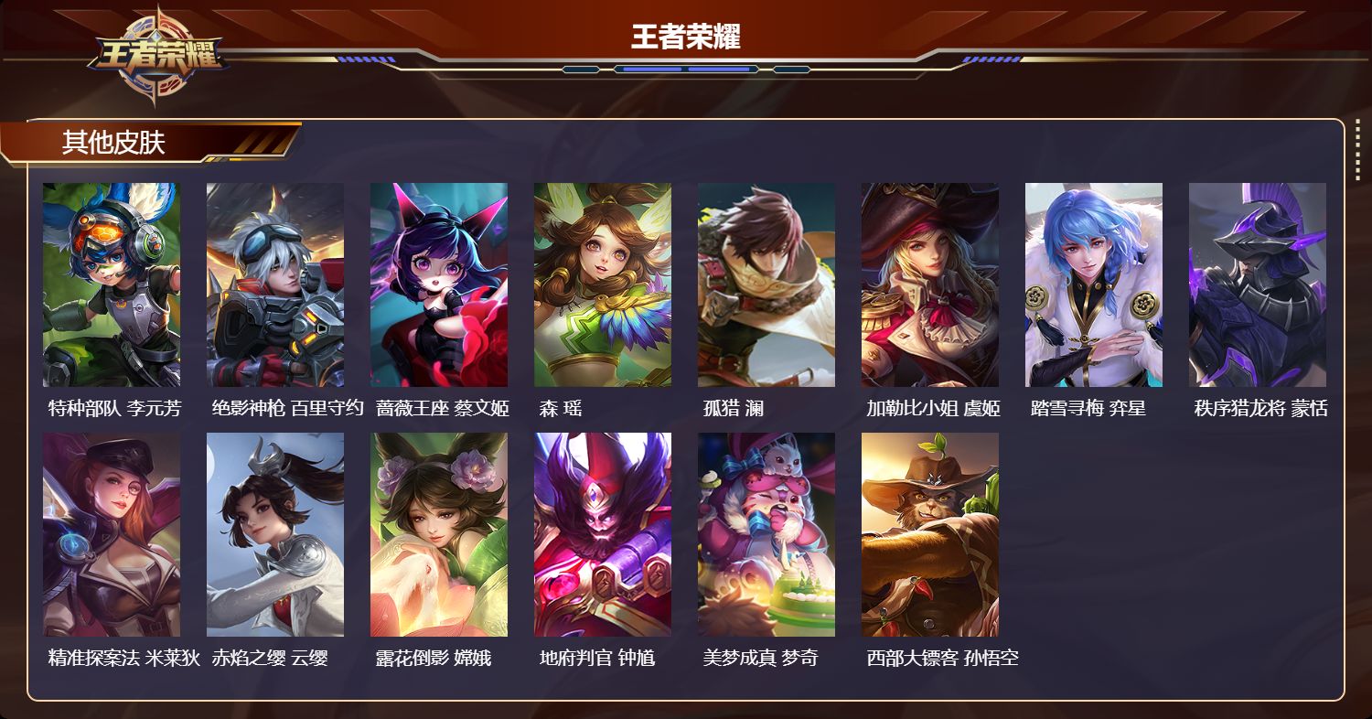 WZMK4434415王者荣耀账号详情图4 WZMK4434415王者荣耀账号详情图4